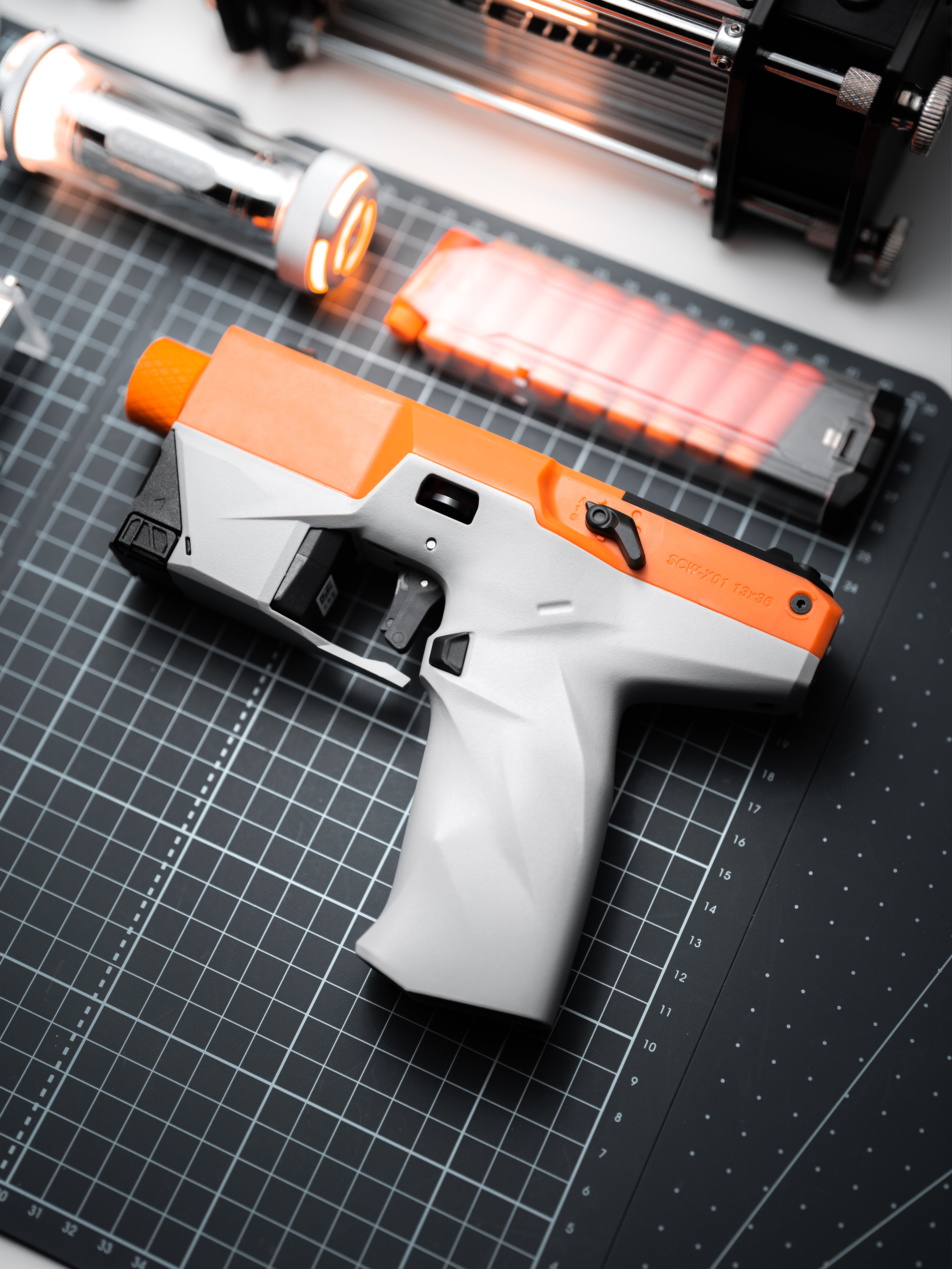 Soft bullet gun，Firearms Design，Toy design，Advanced Toys，product design，industrial design，several-dimensional design，