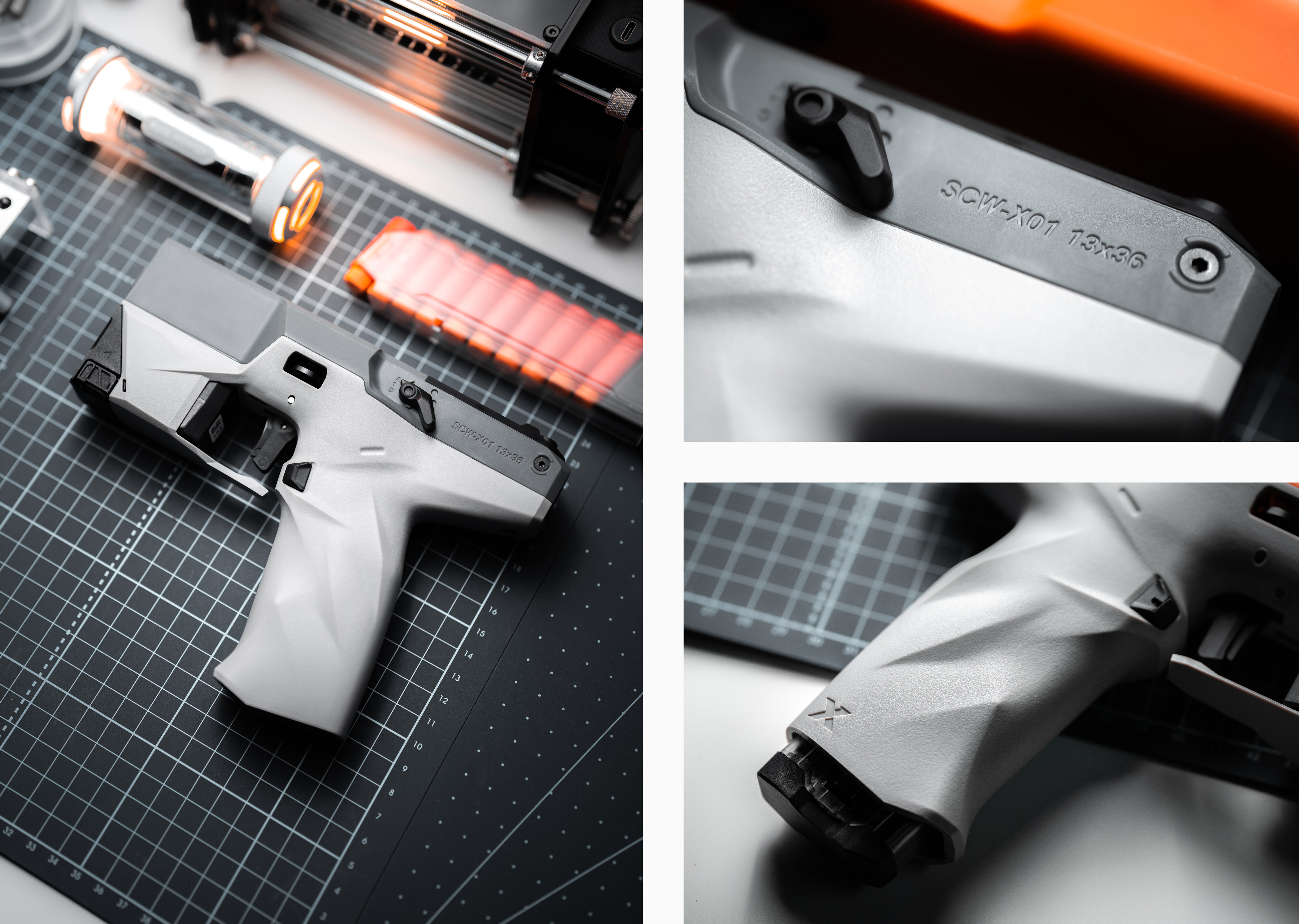 Soft bullet gun，Firearms Design，Toy design，Advanced Toys，product design，industrial design，several-dimensional design，