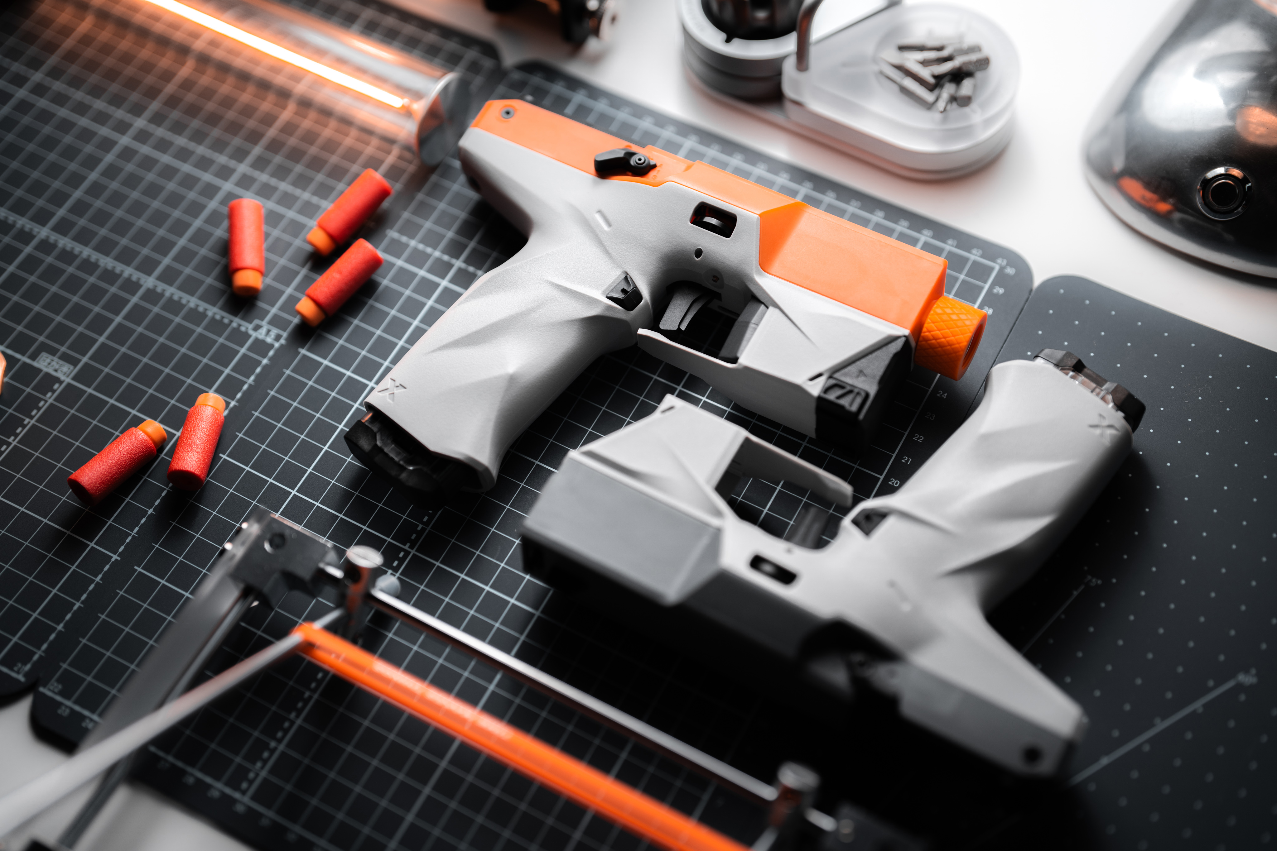 Soft bullet gun，Firearms Design，Toy design，Advanced Toys，product design，industrial design，several-dimensional design，