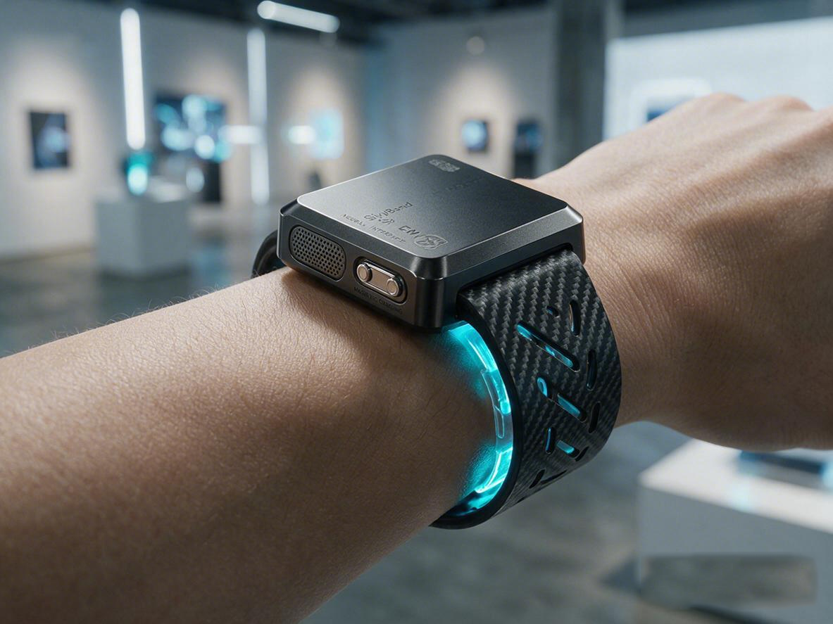 Myoelectric wristband 1，