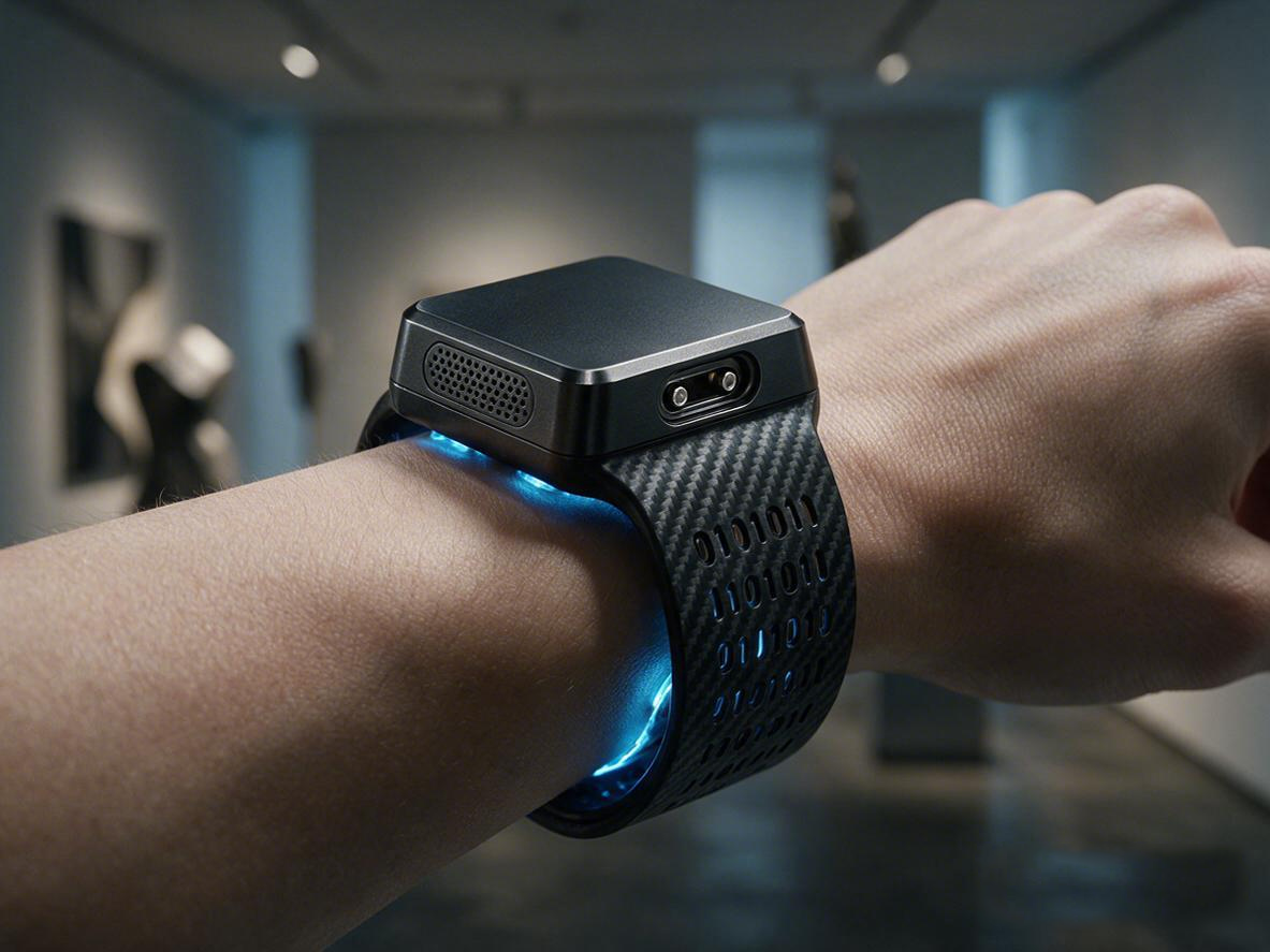 Myoelectric wristband 1，