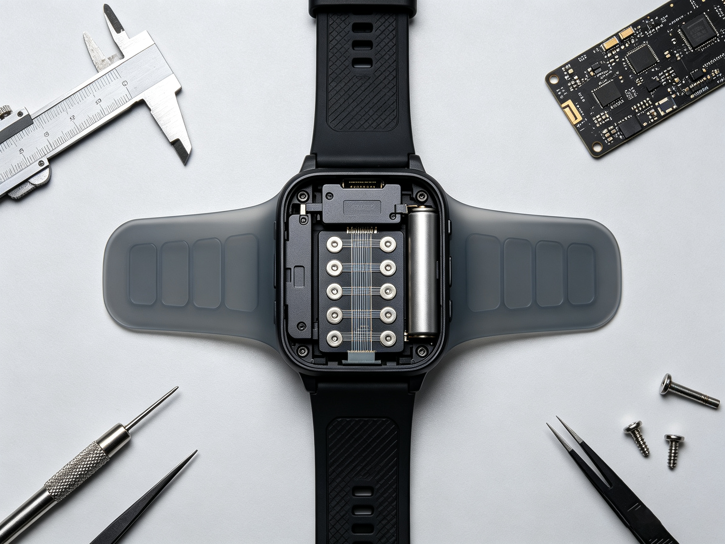 Myoelectric wristband 1，