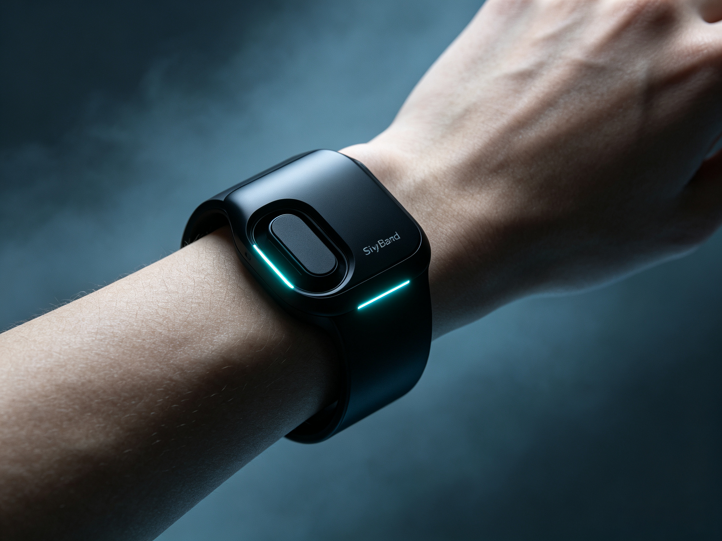 Myoelectric wristband 1，