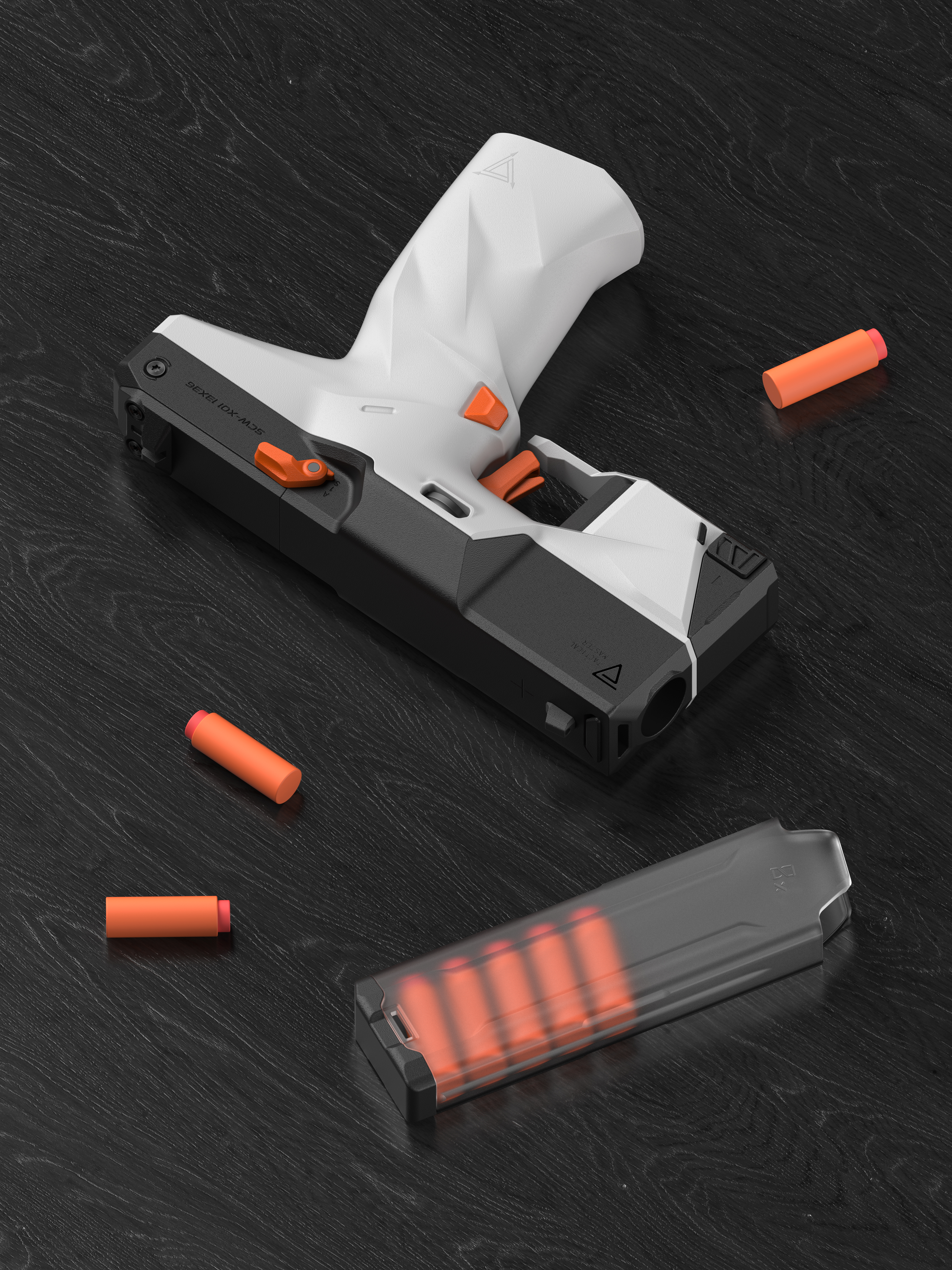Soft bullet gun，Firearms Design，Toy design，Advanced Toys，product design，industrial design，several-dimensional design，
