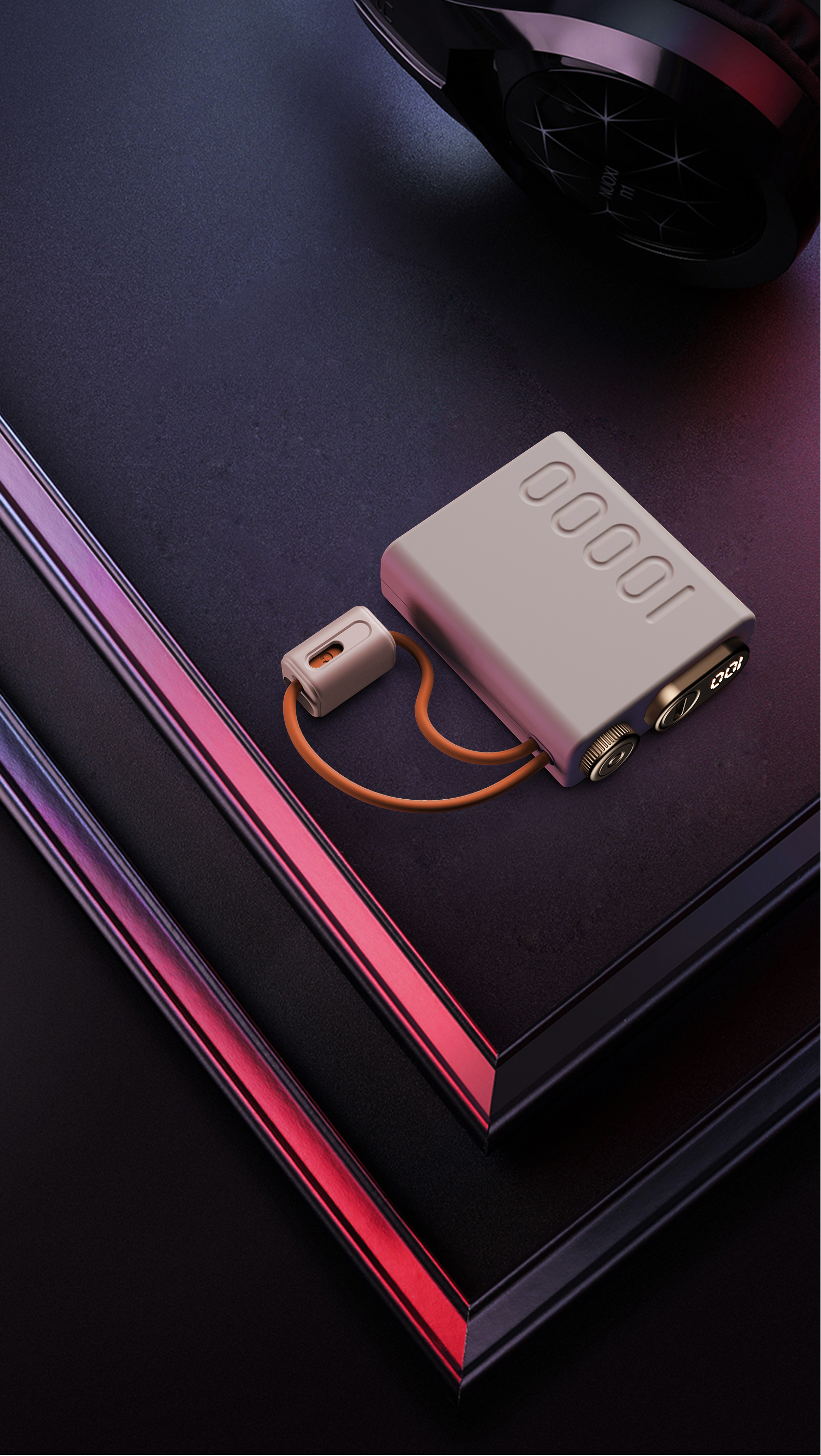 Mini charging treasure，10000 mA，Light luxury，Own line，
