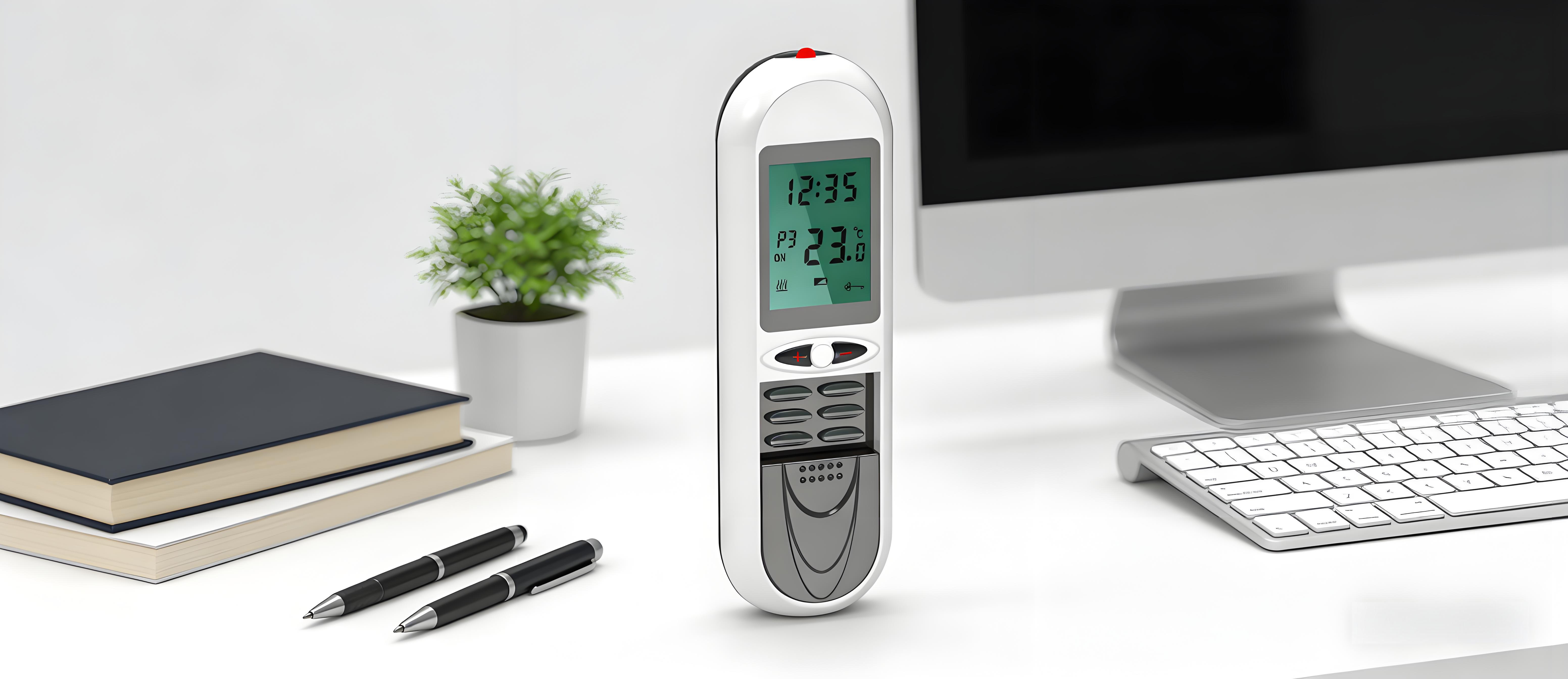 Structural design，Appearance design，thermostat，ID design，Render，Product rendering，Remote control，industrial design，