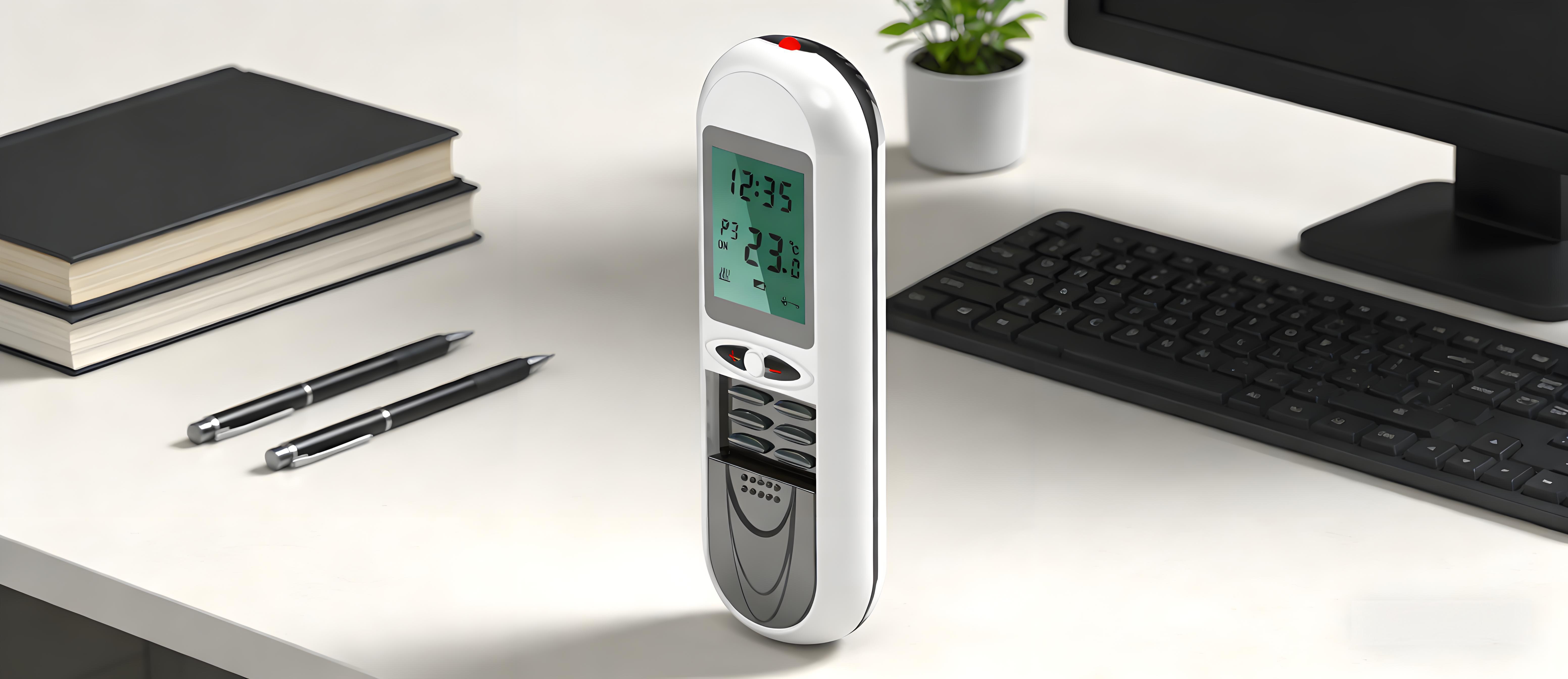 Structural design，Appearance design，thermostat，ID design，Render，Product rendering，Remote control，industrial design，