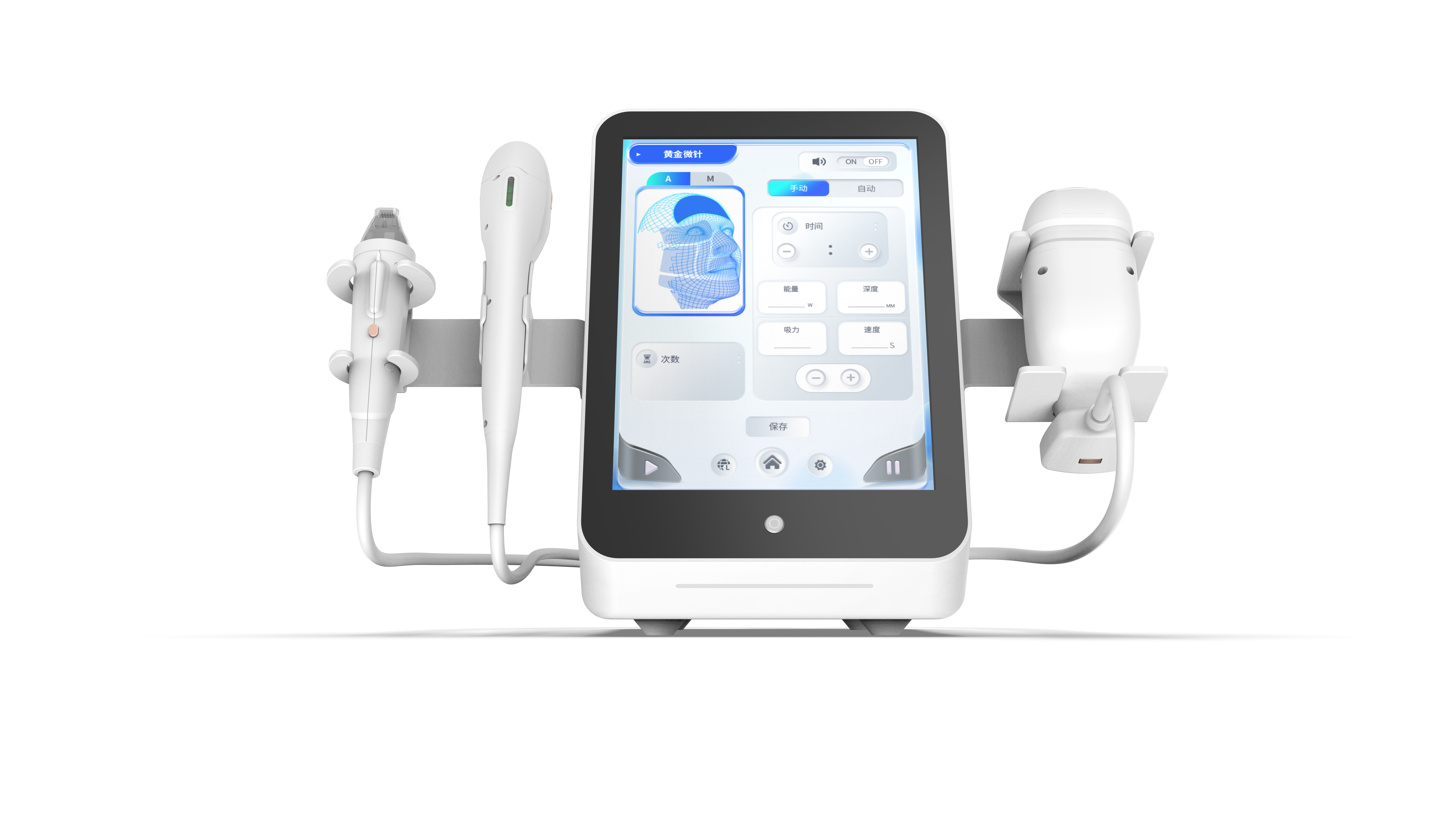 Multi-functional microneedle equipment，