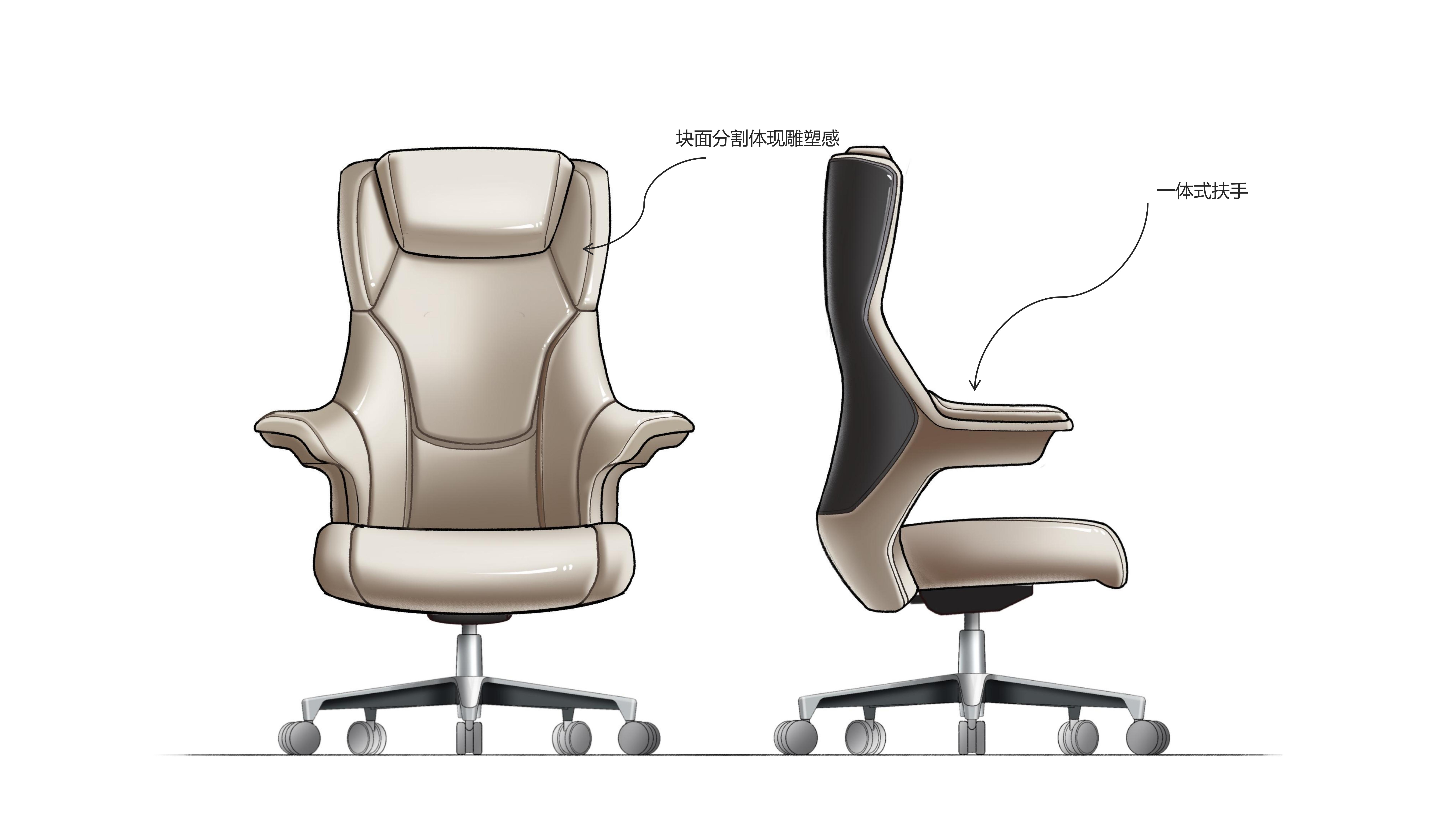 Leather chair，ergonomic chair，Office chair，President's Chair，