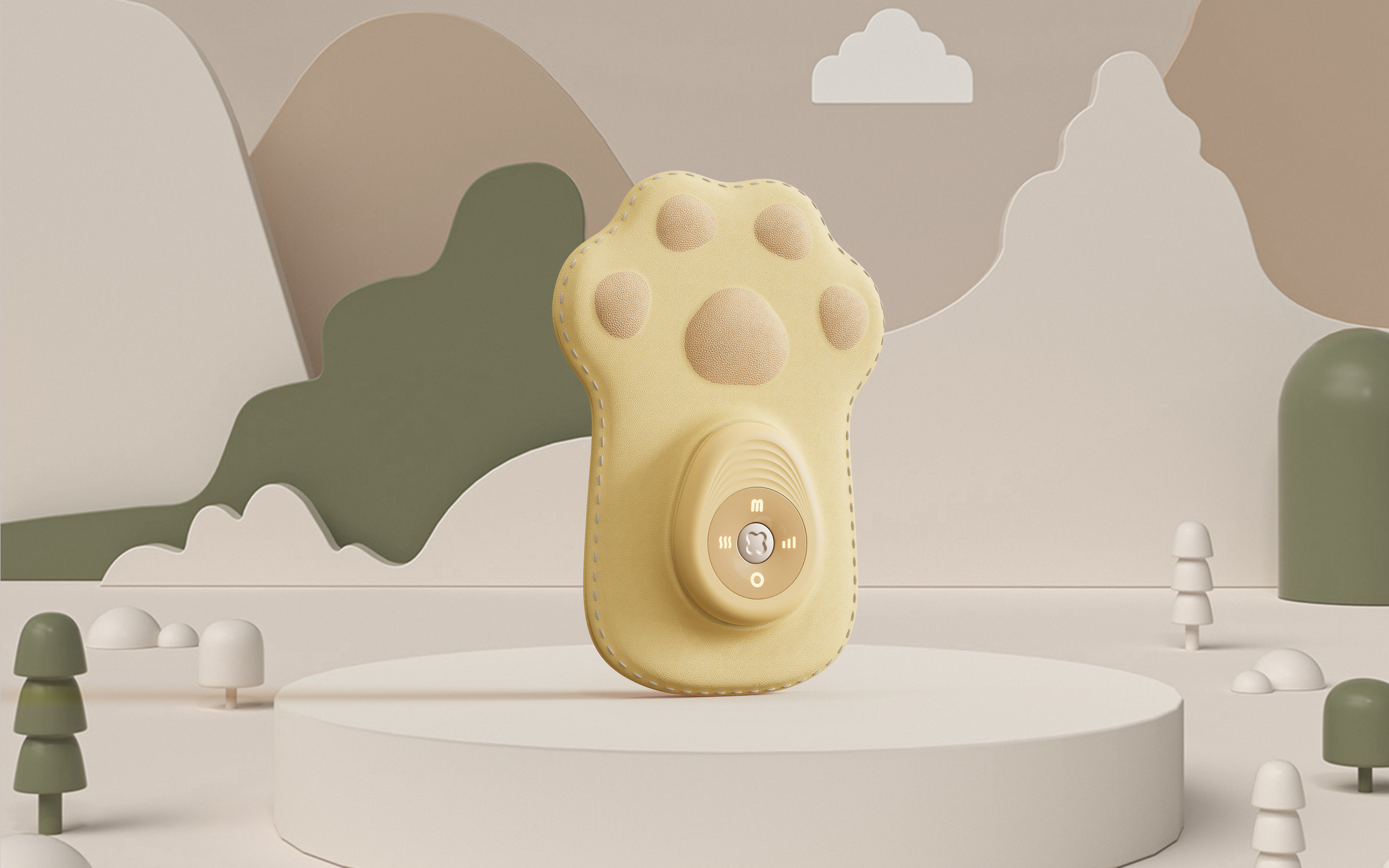 Hand pressure massage instrument，Massage apparatus，Cat claw，Cure system，Morandi color system，Soft bag material，Personal care products，Women's Market，