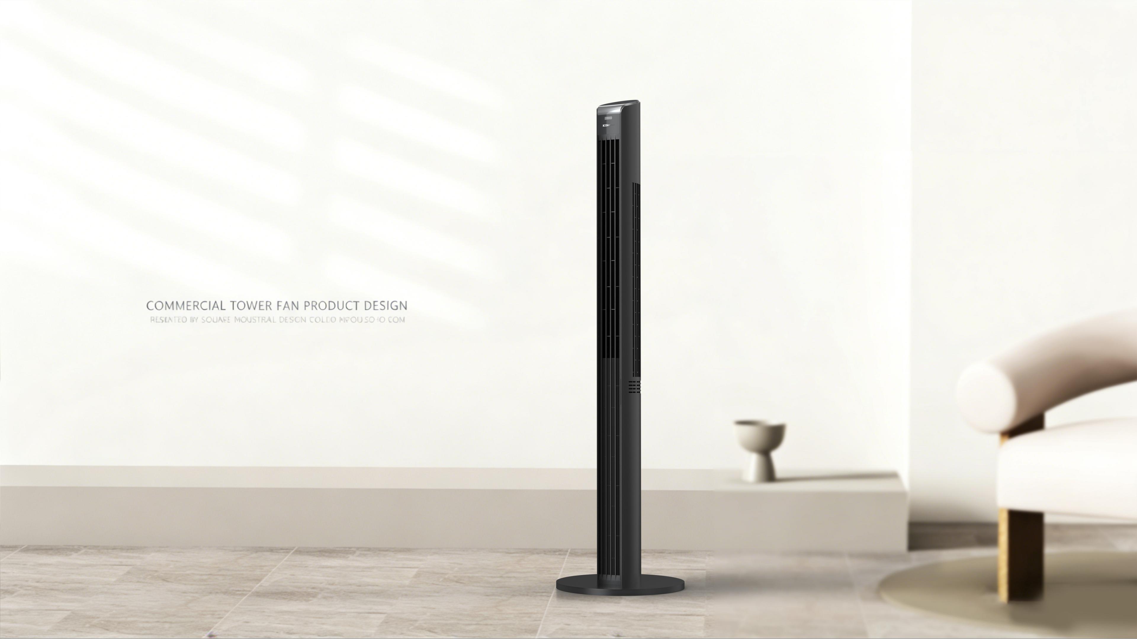 Tower fan，industrial design，Appearance design，Render，