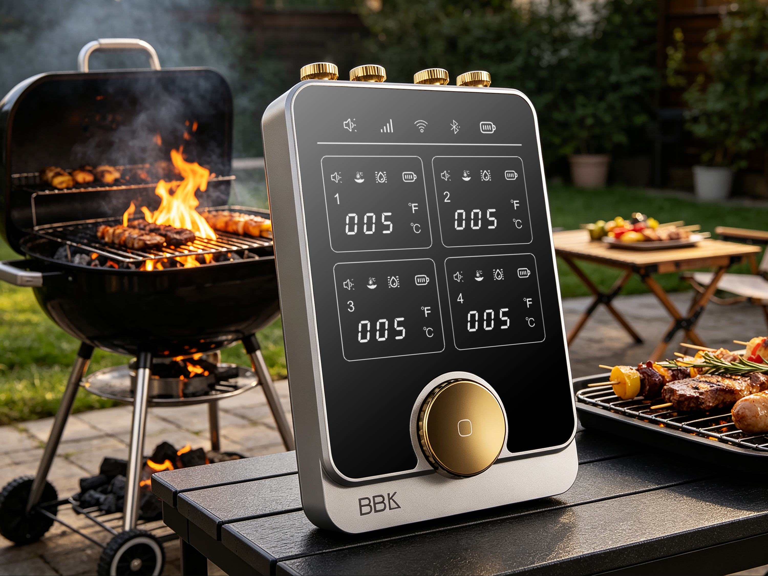 Bluetooth barbecue thermometer，Portable，convenient，intelligence，