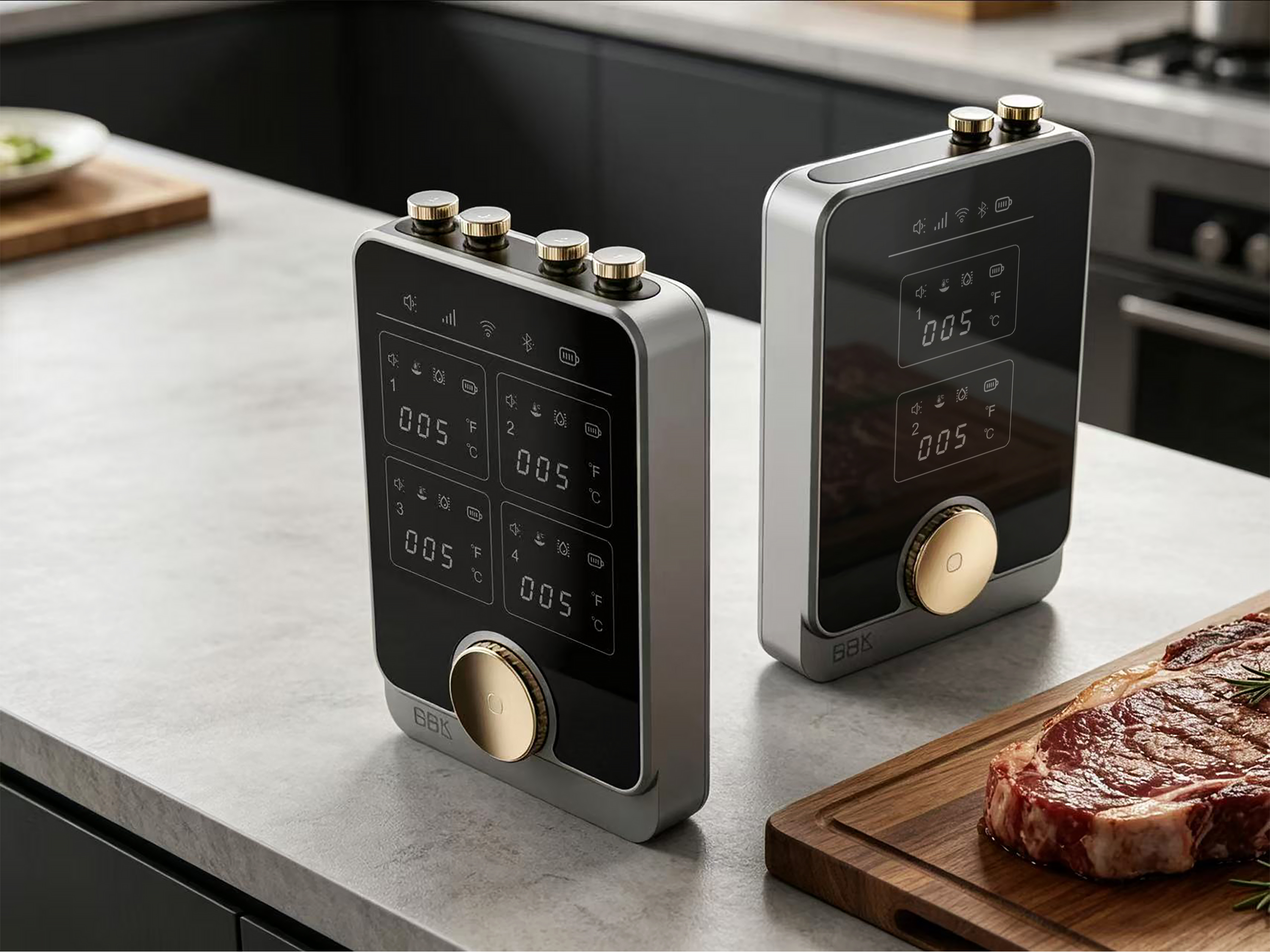 Bluetooth barbecue thermometer，Portable，convenient，intelligence，