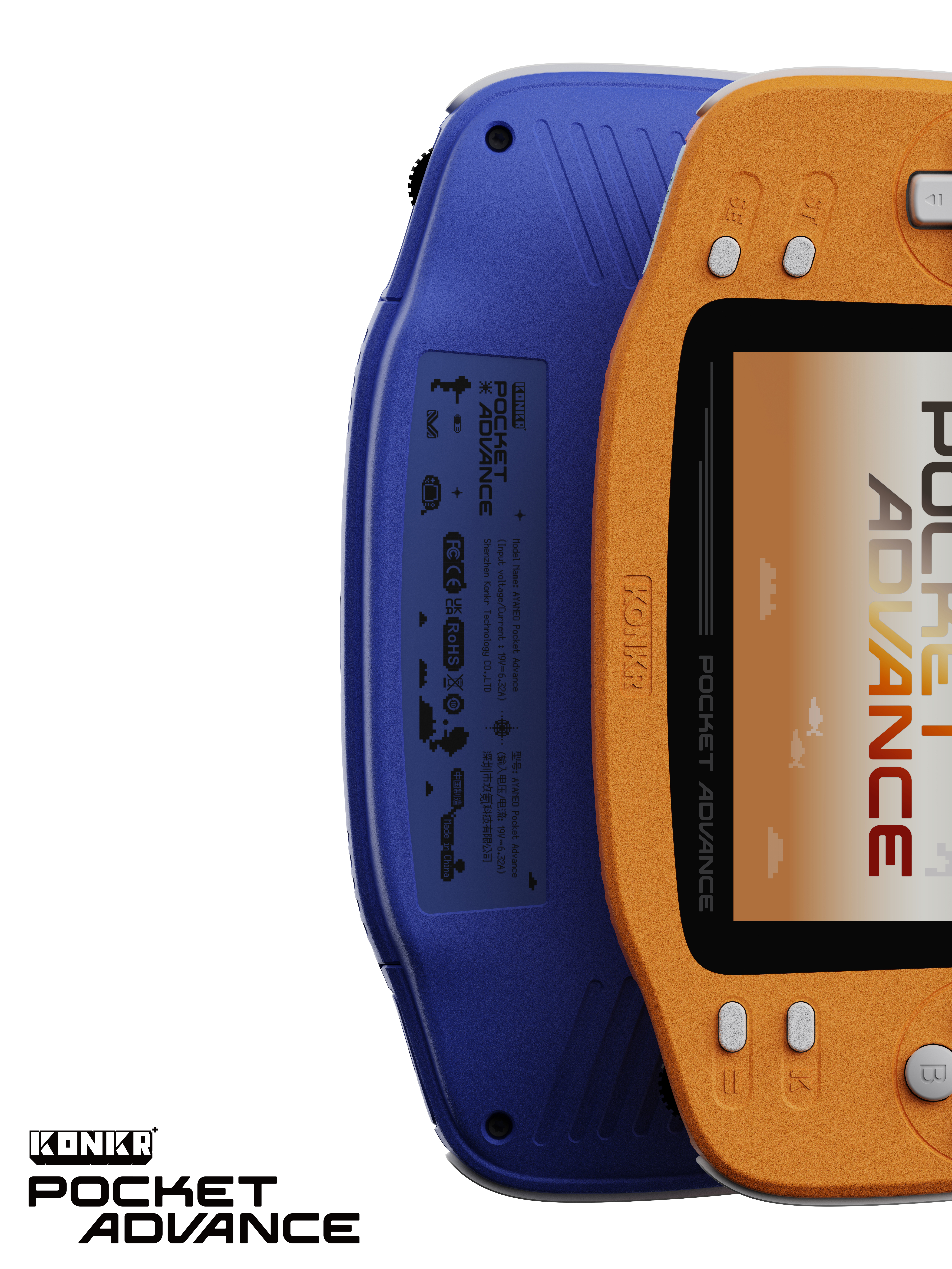 Product design, industrial design, handheld, Android game machine.，