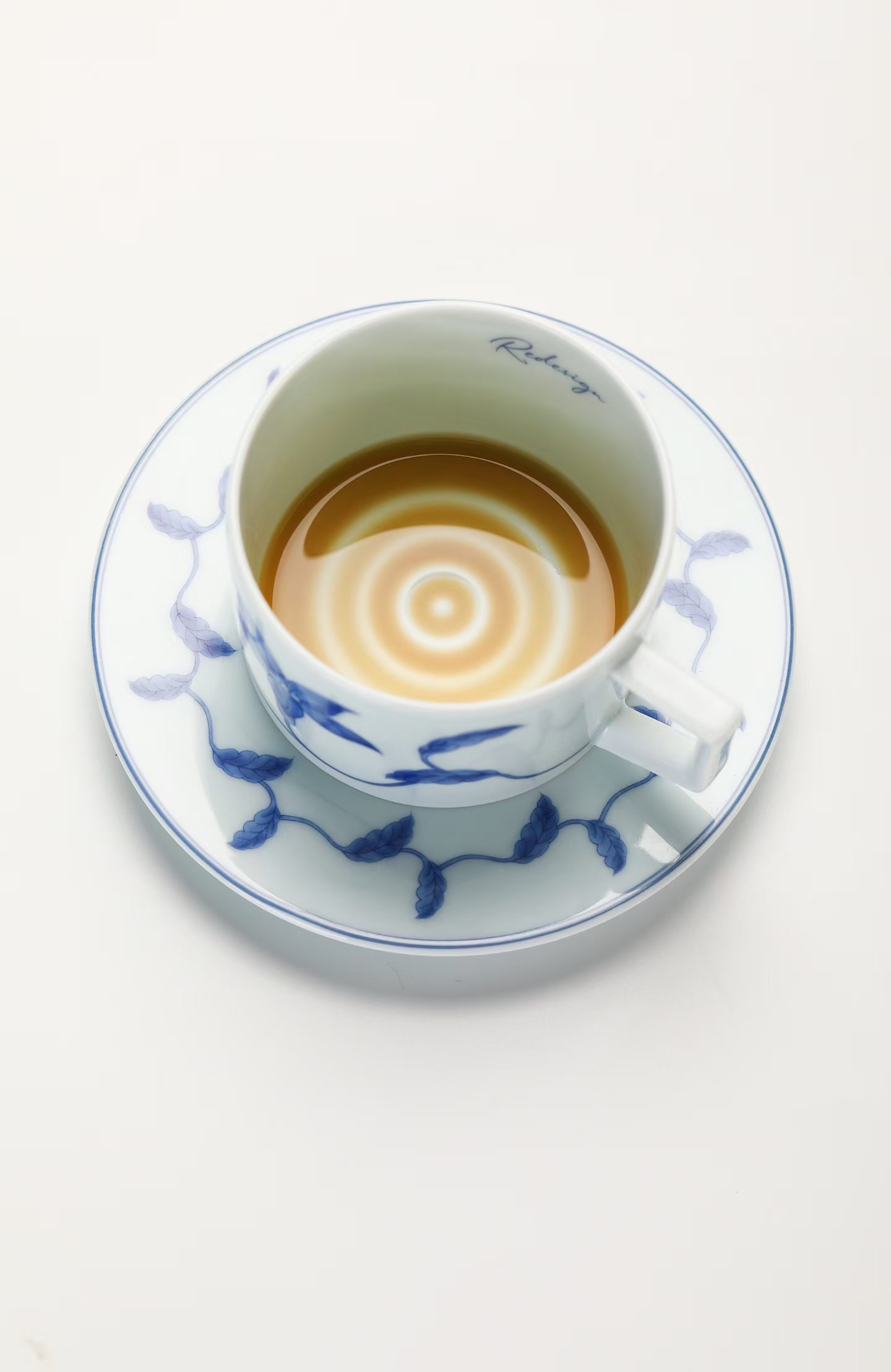 Ripple Non-Slip Ceramic Coffee Mug，