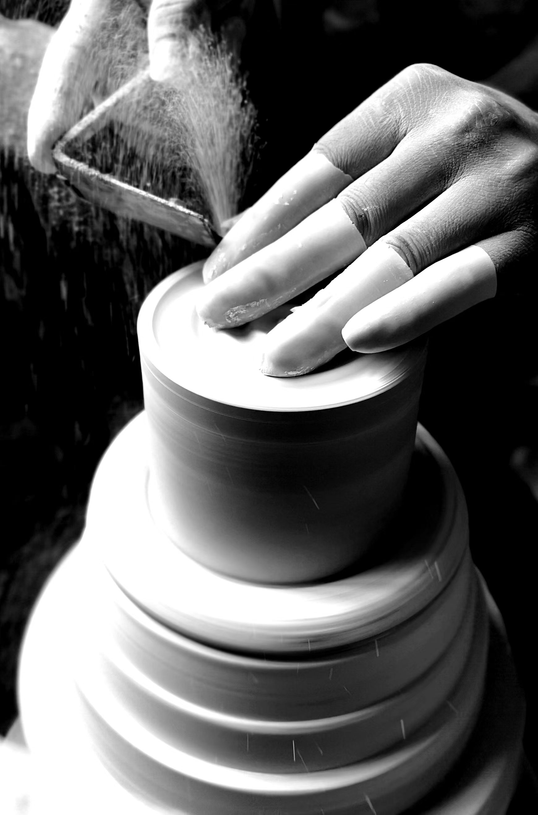 Ripple Non-Slip Ceramic Coffee Mug，