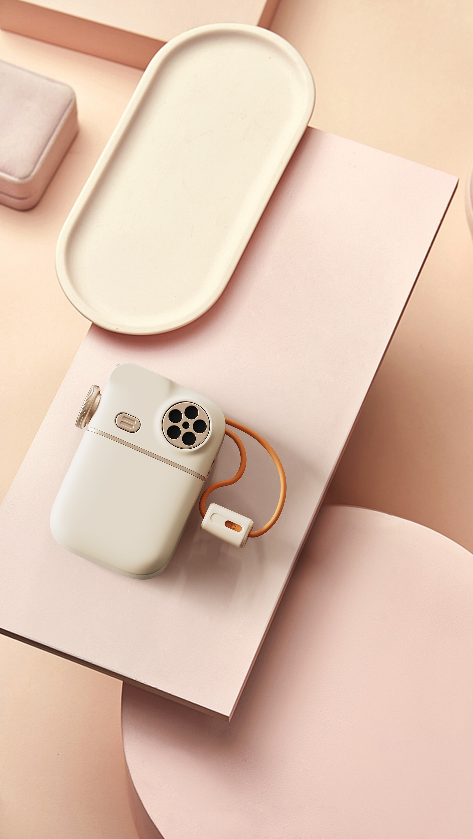 Retro，projector，20000mAh，Own line，portable battery，portable source，Light luxury，feelings，