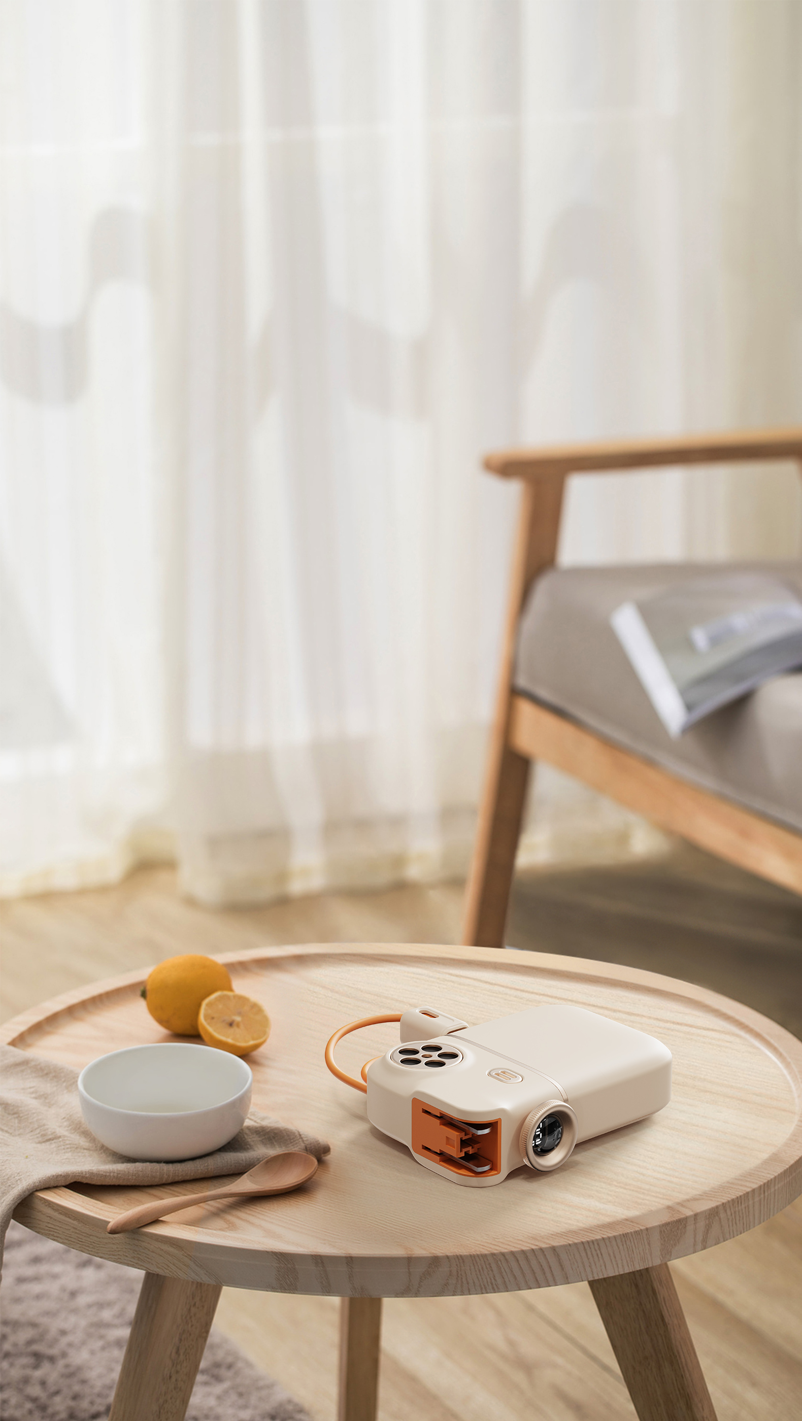 Retro，projector，20000mAh，Own line，portable battery，portable source，Light luxury，feelings，