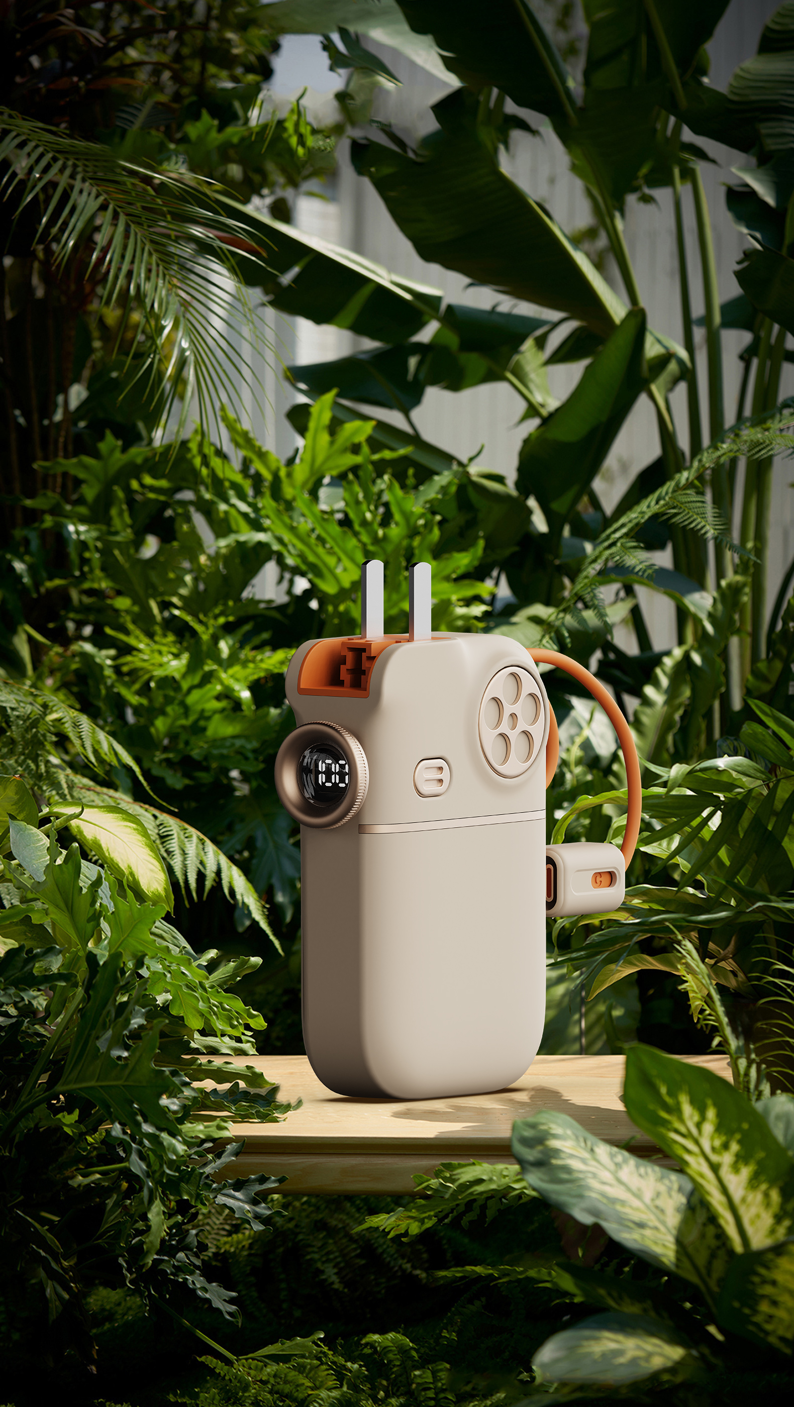 Retro，projector，20000mAh，Own line，portable battery，portable source，Light luxury，feelings，