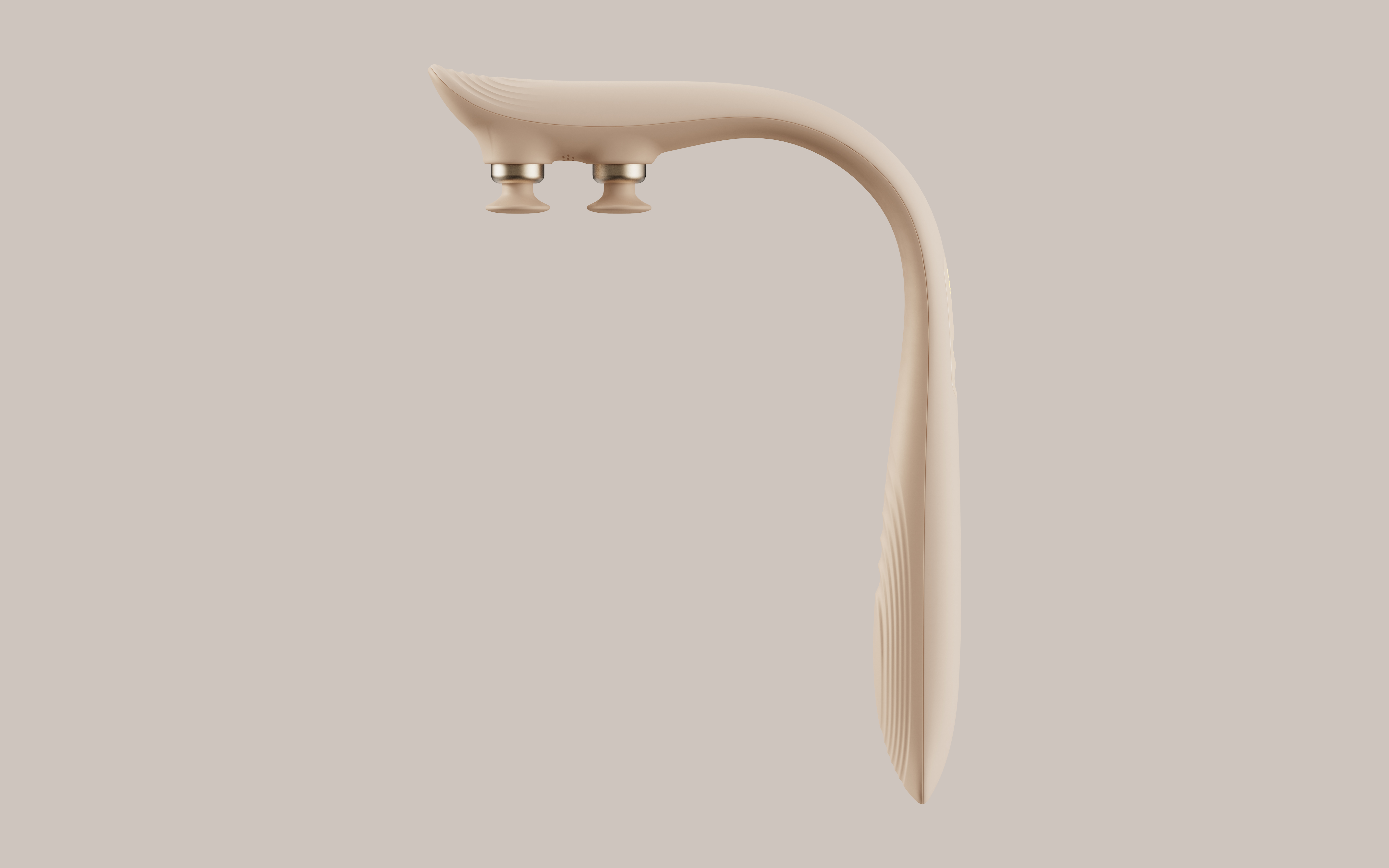 double-headed fascia gun，swan，bionics，Ergonomics，line aesthetics，Not relying on others，Personal care products，Massage apparatus，