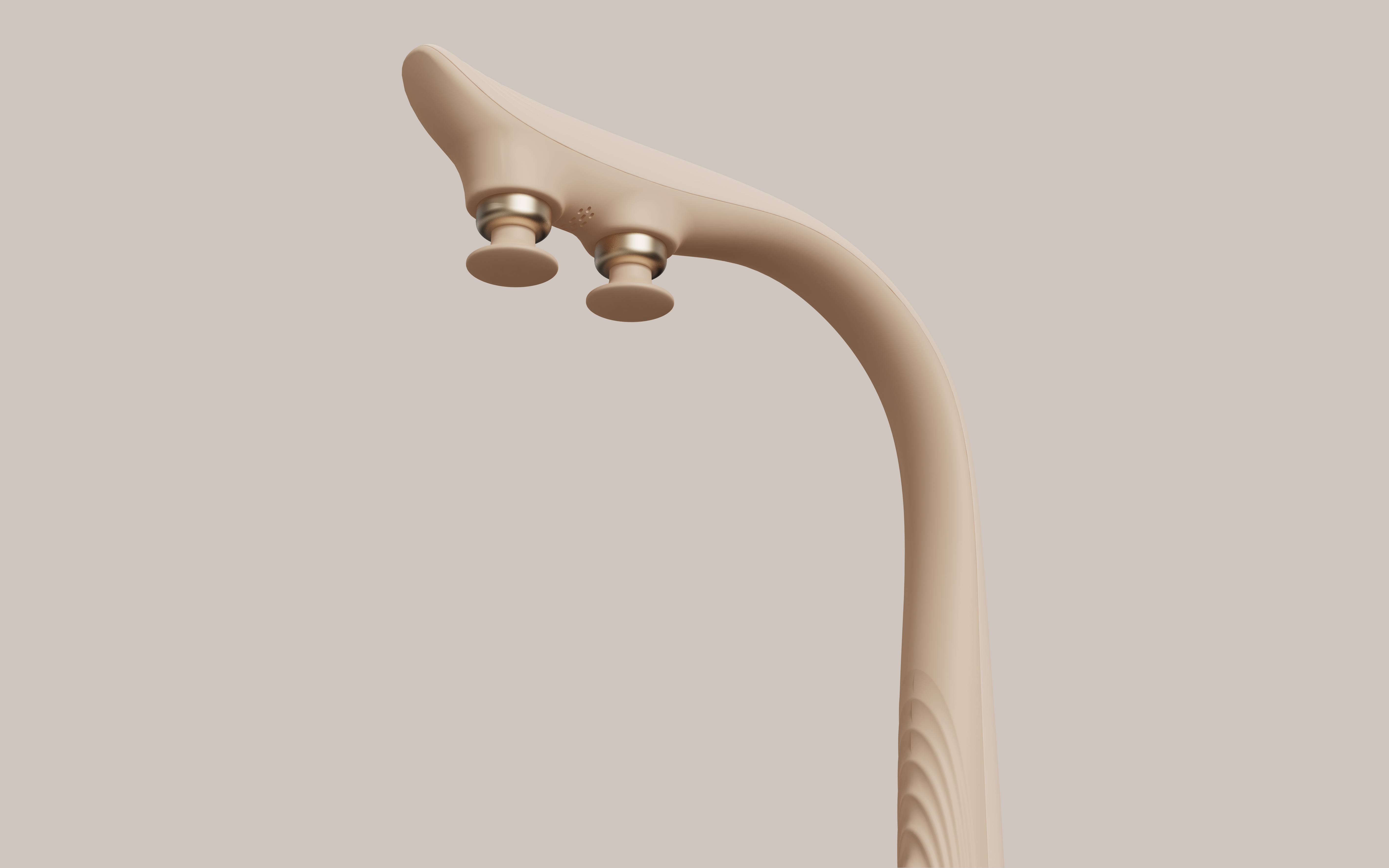 double-headed fascia gun，swan，bionics，Ergonomics，line aesthetics，Not relying on others，Personal care products，Massage apparatus，