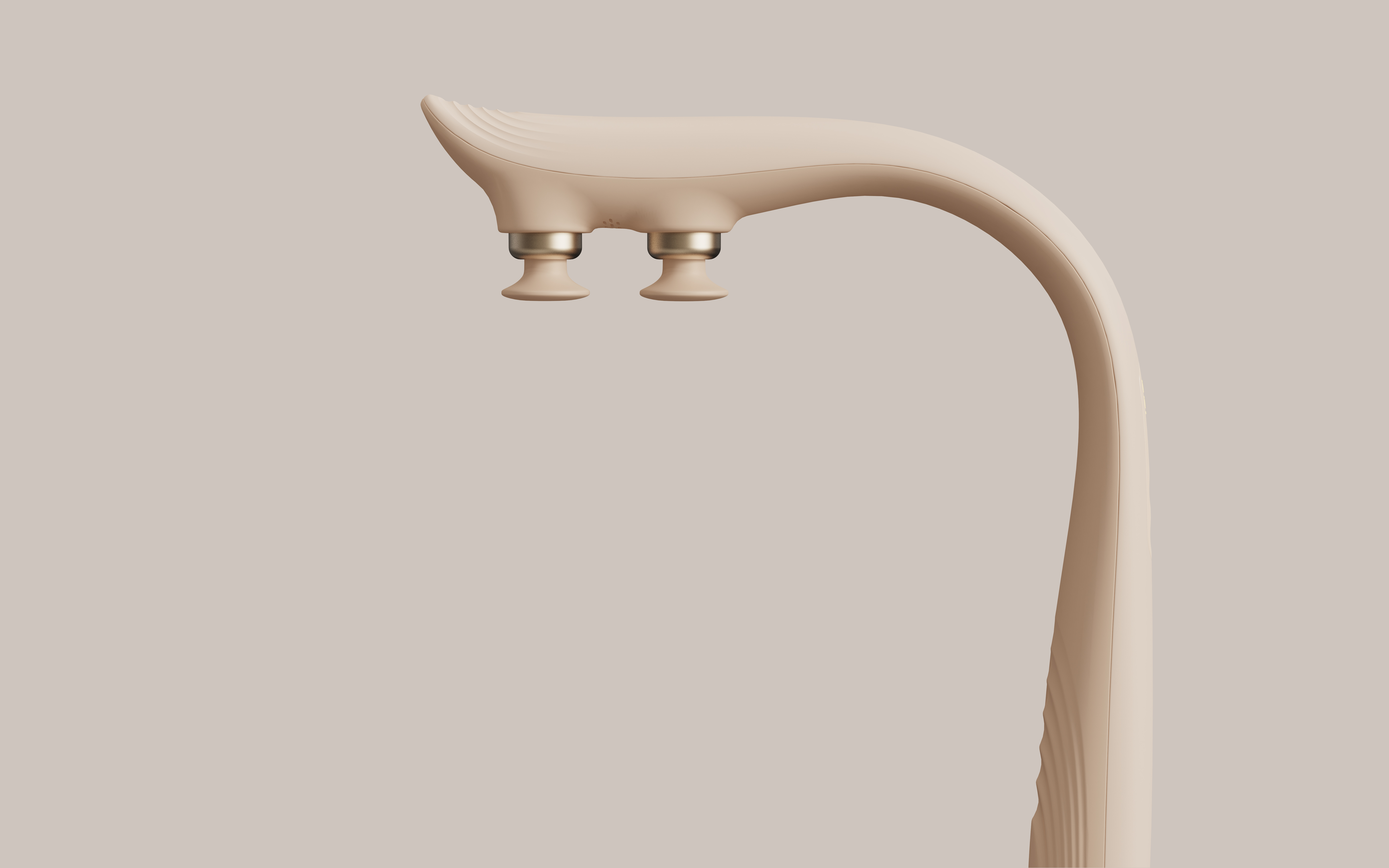 double-headed fascia gun，swan，bionics，Ergonomics，line aesthetics，Not relying on others，Personal care products，Massage apparatus，
