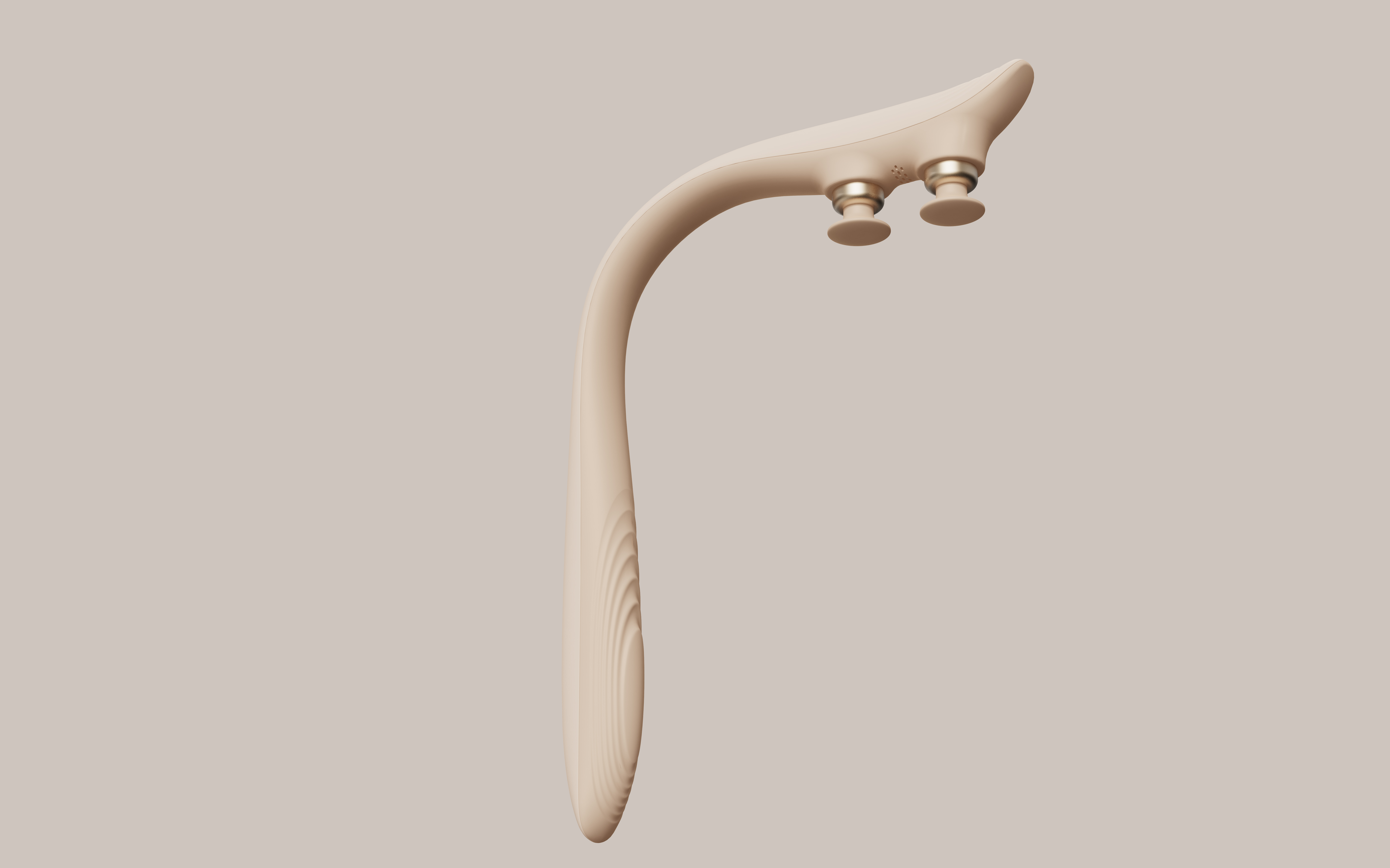 double-headed fascia gun，swan，bionics，Ergonomics，line aesthetics，Not relying on others，Personal care products，Massage apparatus，