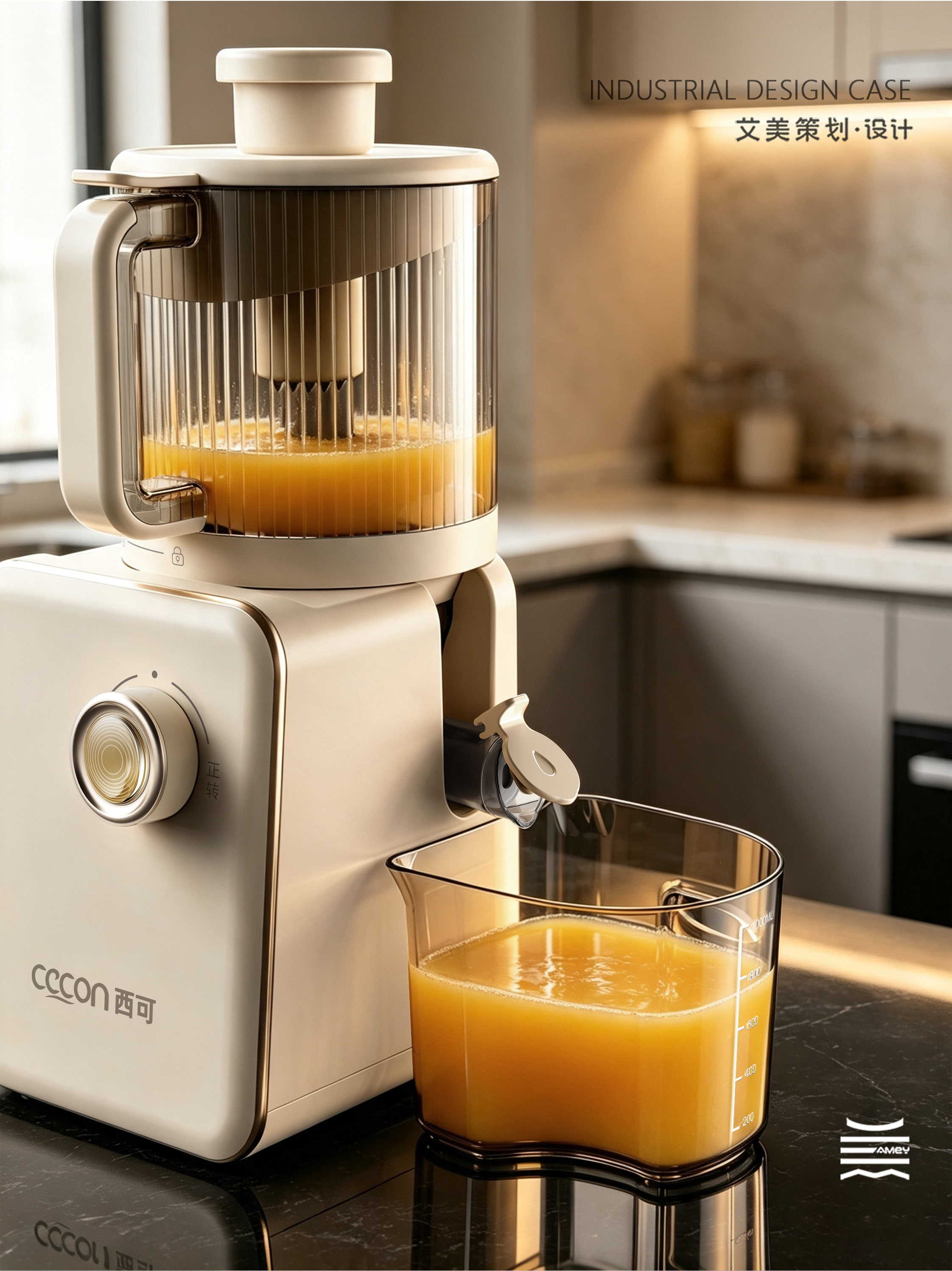 product design，industrial design，Appearance design，small home appliances，Juice machine，Juicer，
