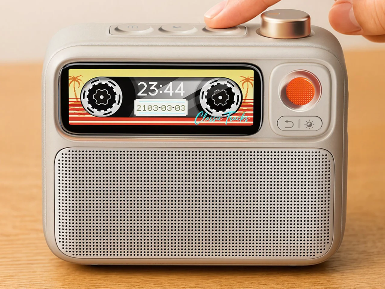 Three in one，Bedside equipment，Bluetooth Speaker ，Progressive Photoacoustic Wake，Built-in white noise，
