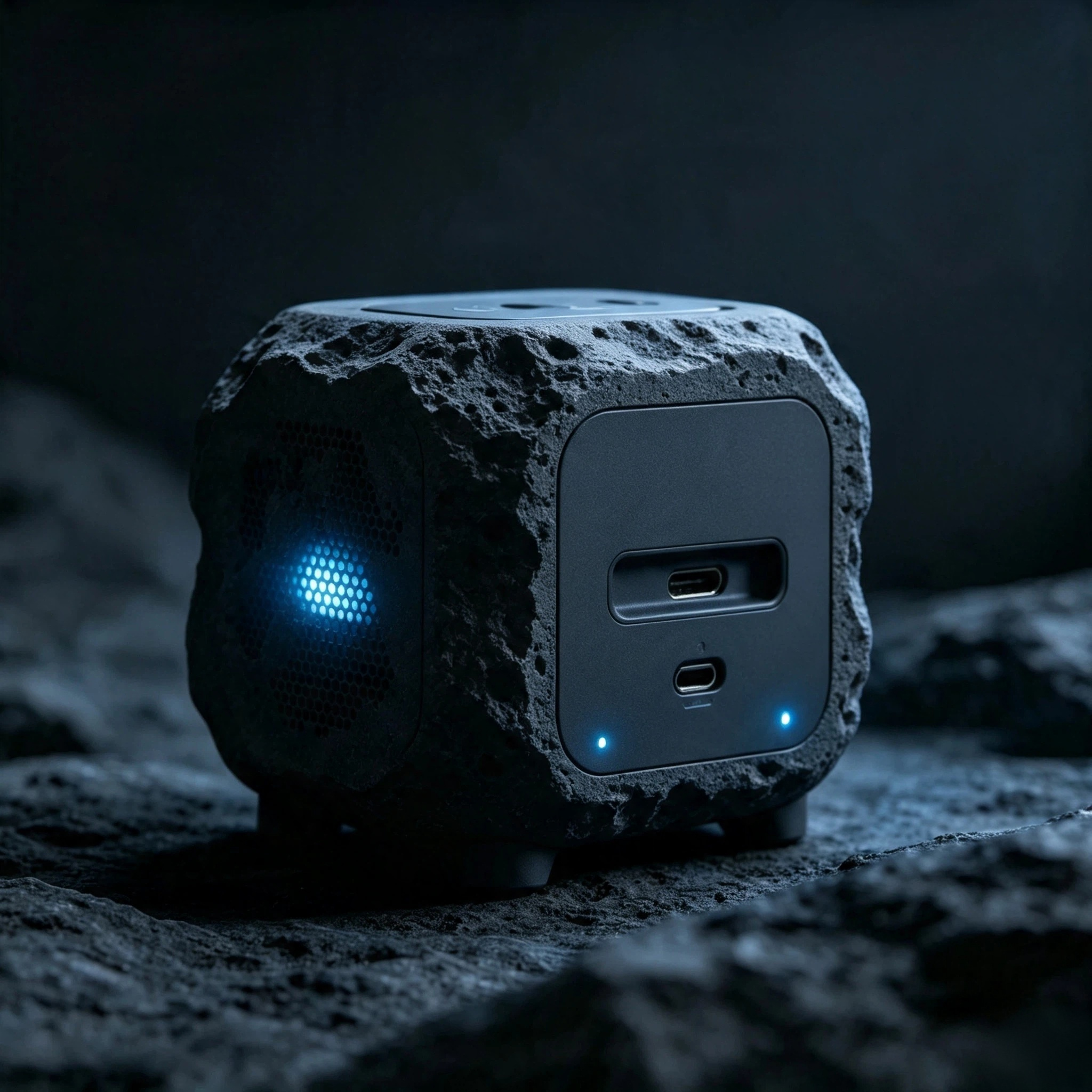 Bluetooth audio，intelligence，meteorite rock block，bionics，