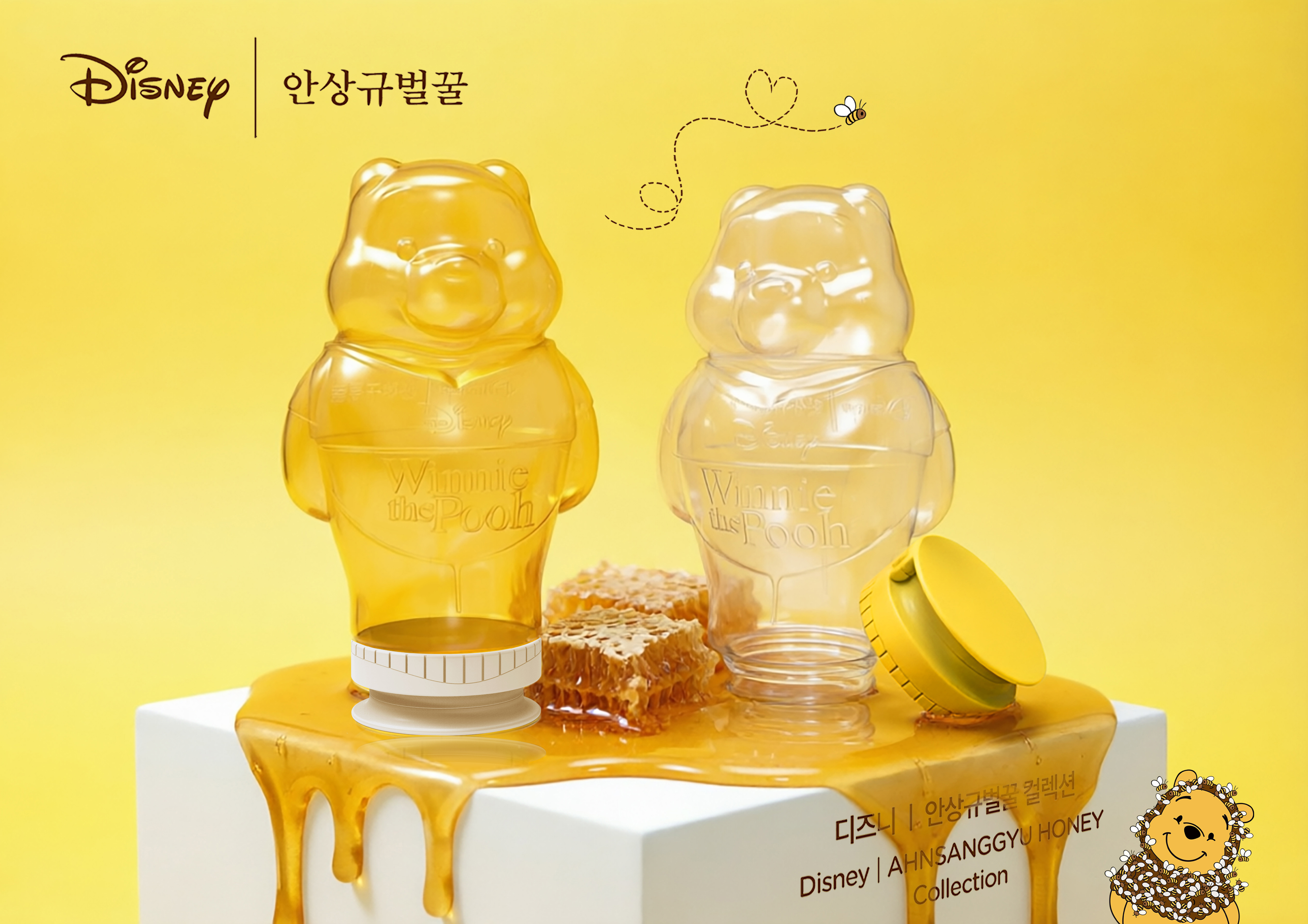 disney，Disney，honey bottle，Blister，PET，