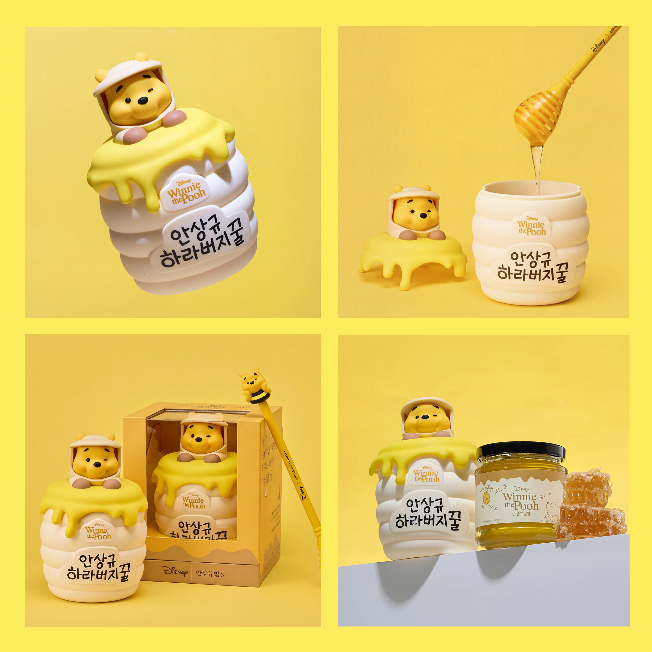 disney，Disney，Winnie the Pooh，Mickey，Honey pot，