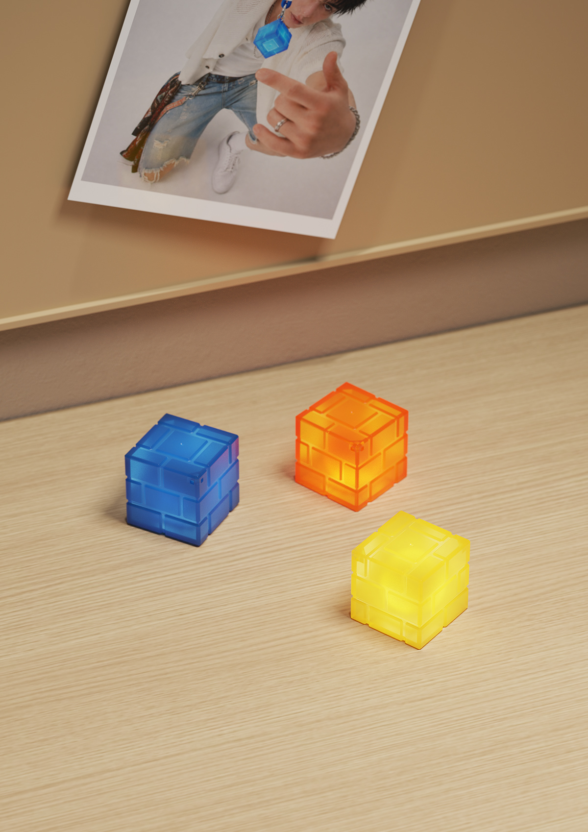 Zero-to-One Design，Slow Companion，Mini Brick Light，Mini night light，Minimalist design ，Brick lamp，
