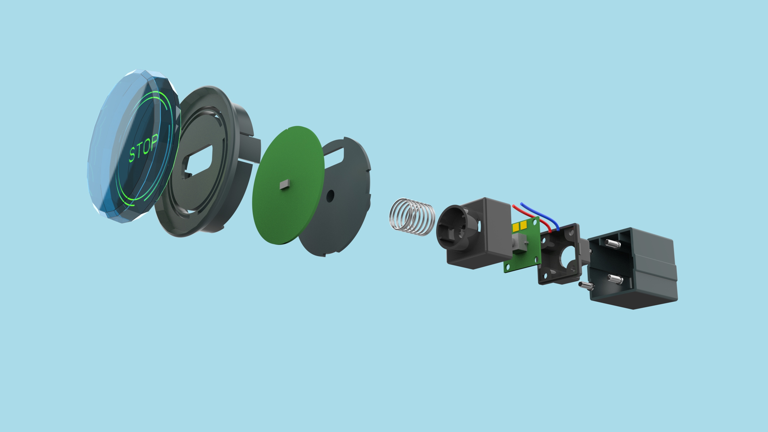 Emergency switch，Structural design，