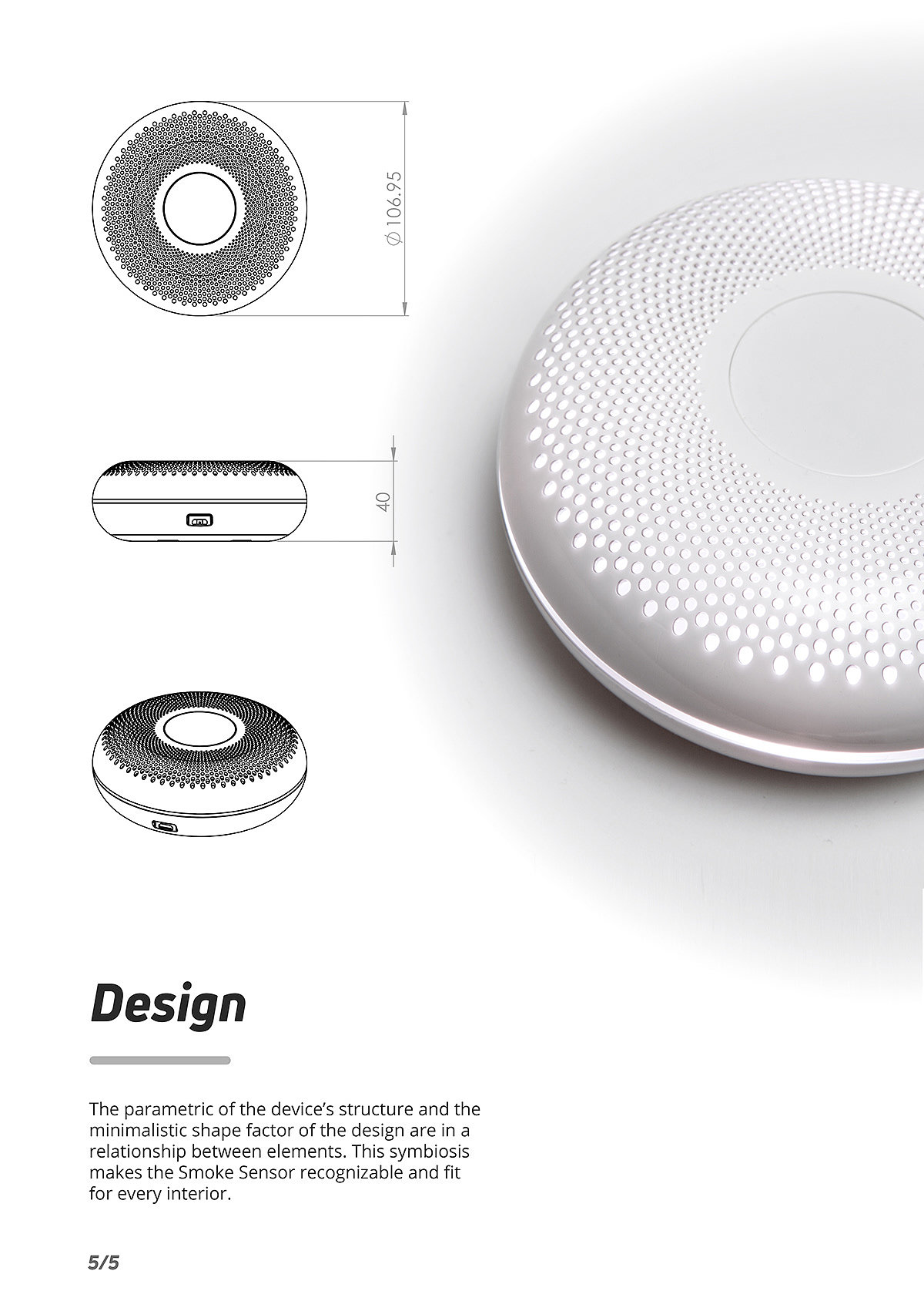 intelligence，industrial design，product design，Smoke sensor，