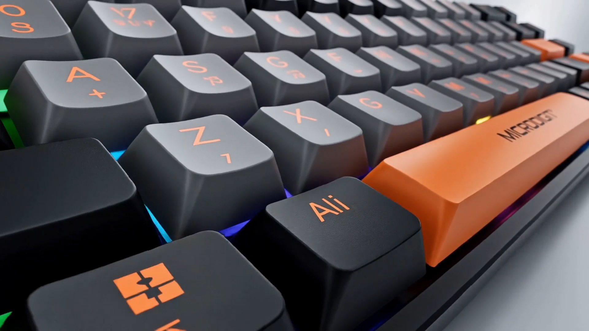 AI creation，Products tvc，Product animation，keyboard，
