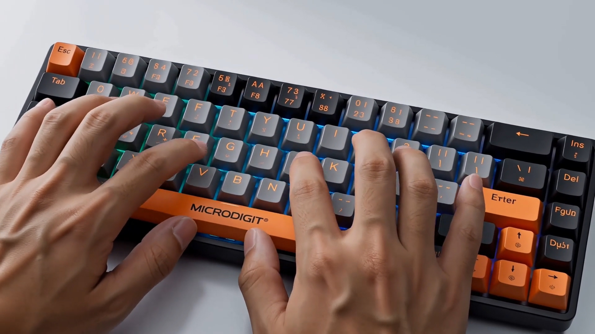 AI creation，Products tvc，Product animation，keyboard，