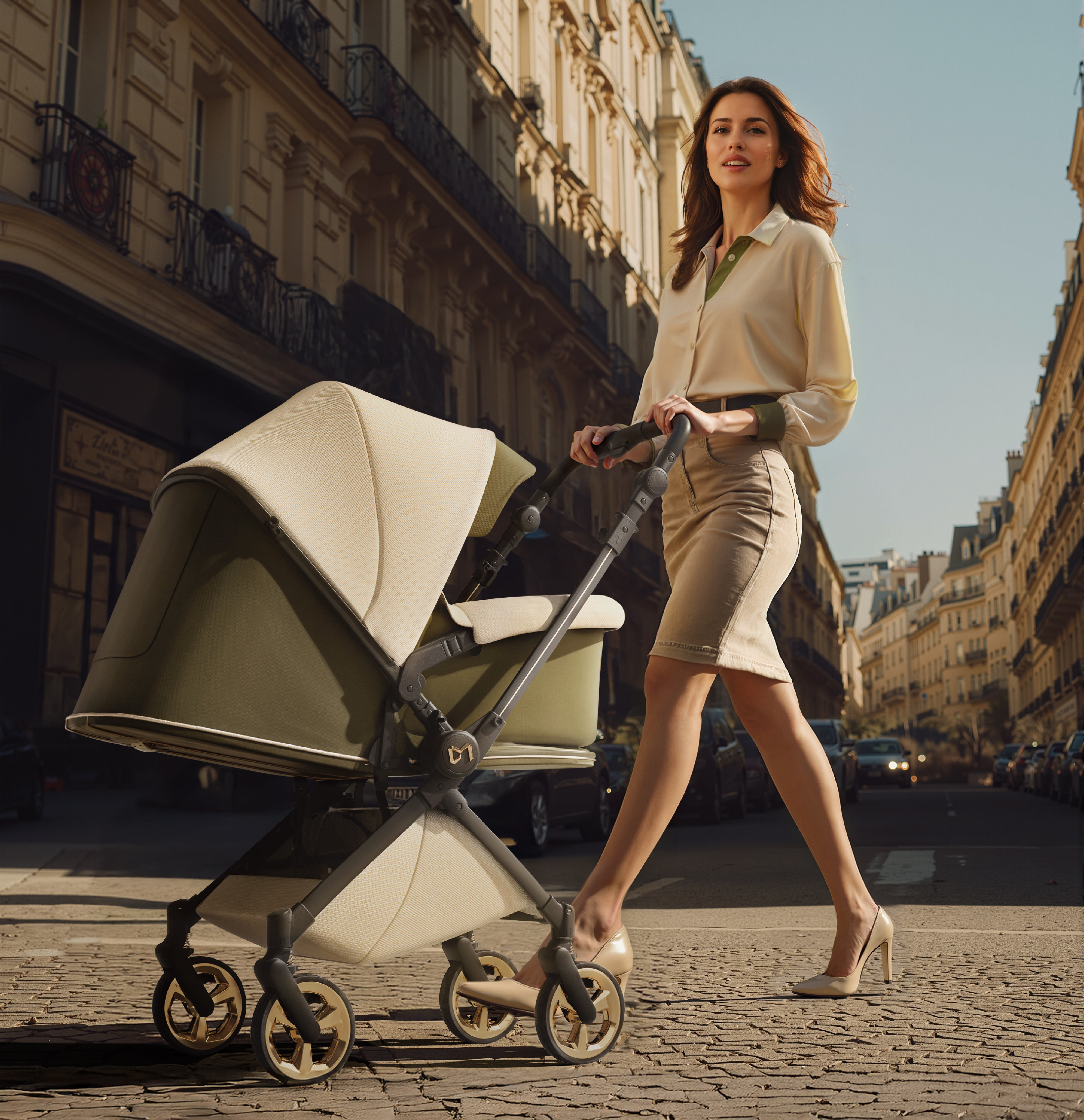 baby carriage，Baby stroller，Roman Holiday，Stroller design，CMF design，