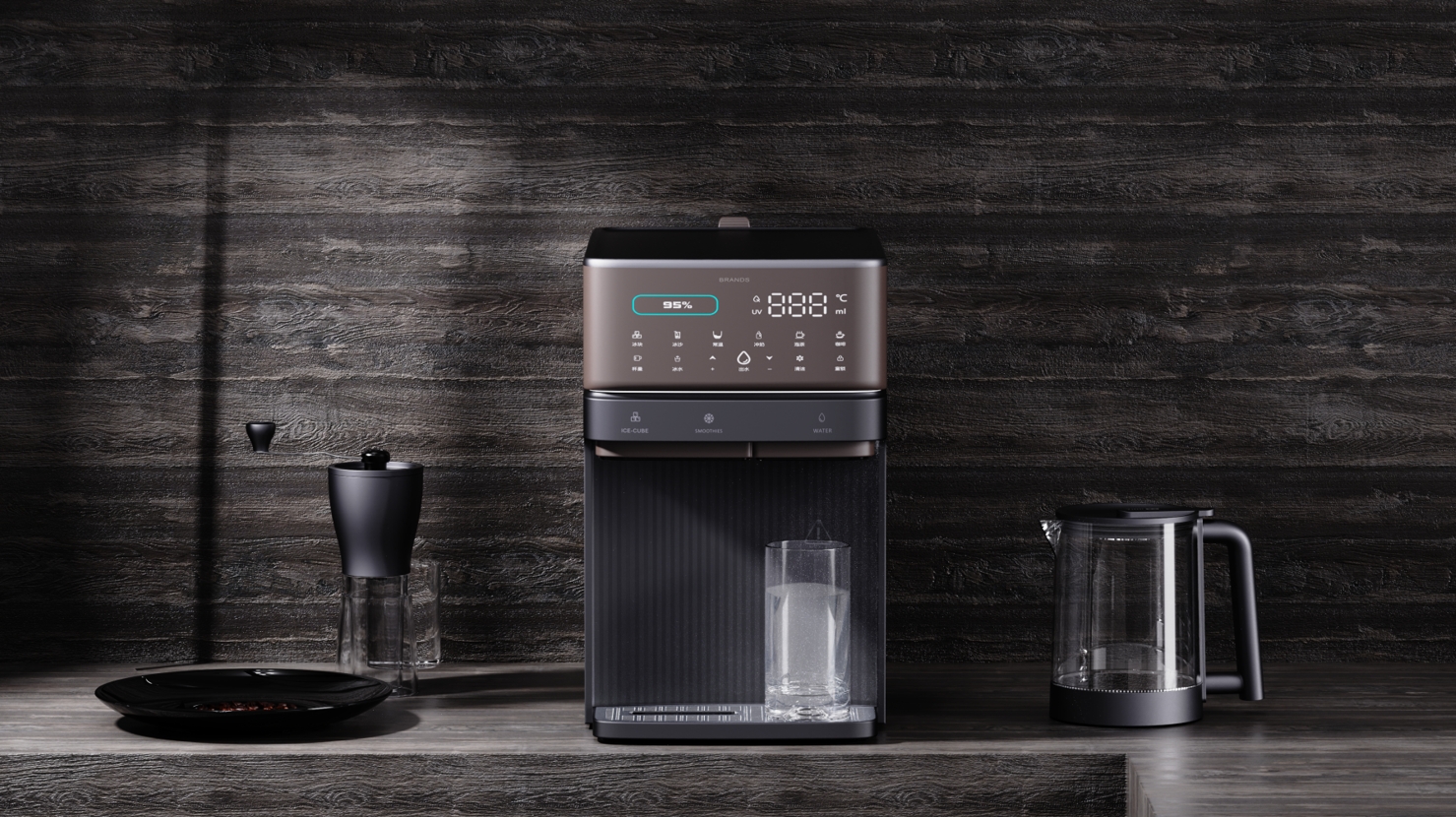 Ice maker, sand ice maker, water dispenser，