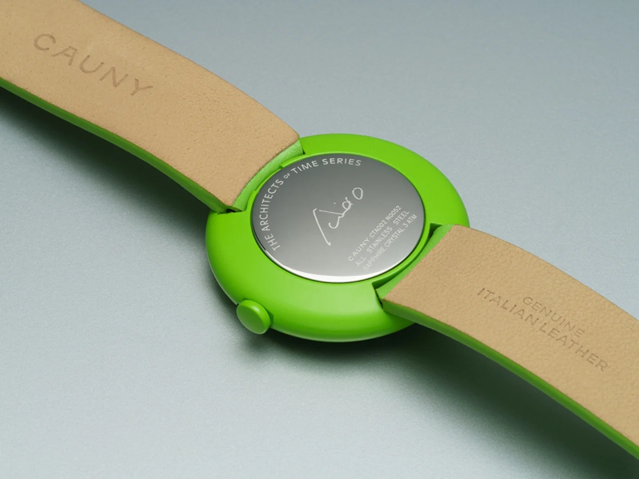 architect，Green Apple Watch，Cauny，Minimalist design ，Metaphor of Youth，