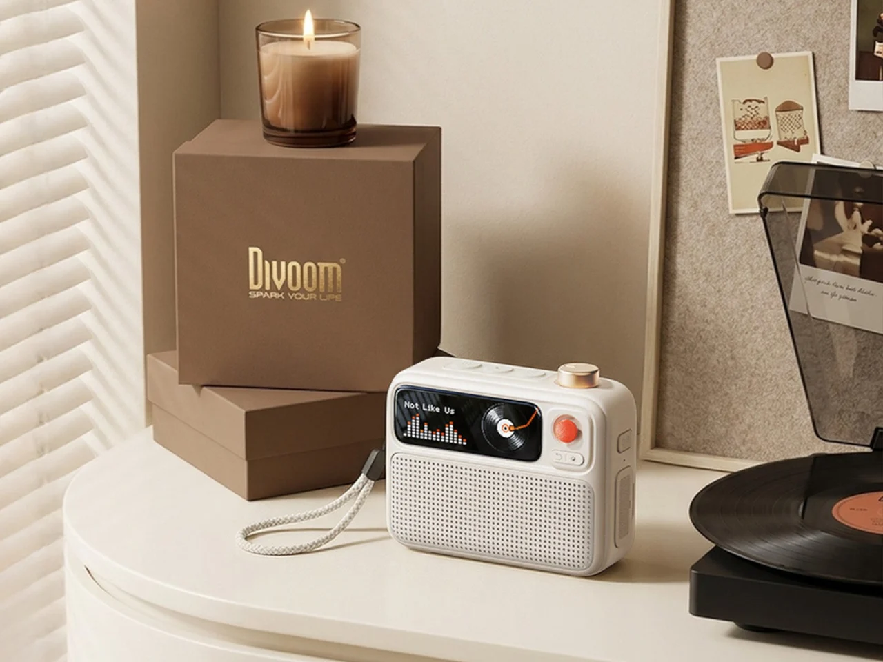DIVOOM，Bedside Artifact，Bluetooth Speaker ，White noise machine，Three-in-one small appliances，