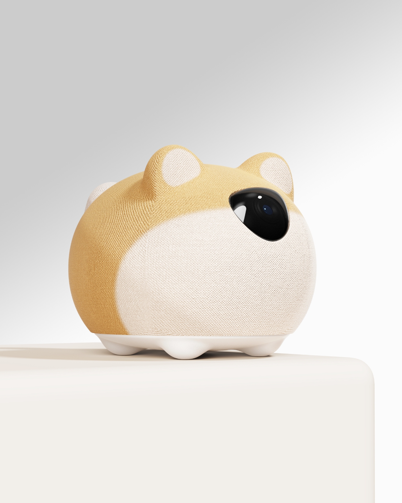 Companion robot，Changeable fabric shell，interactive，Static Desktop，Desktop design，