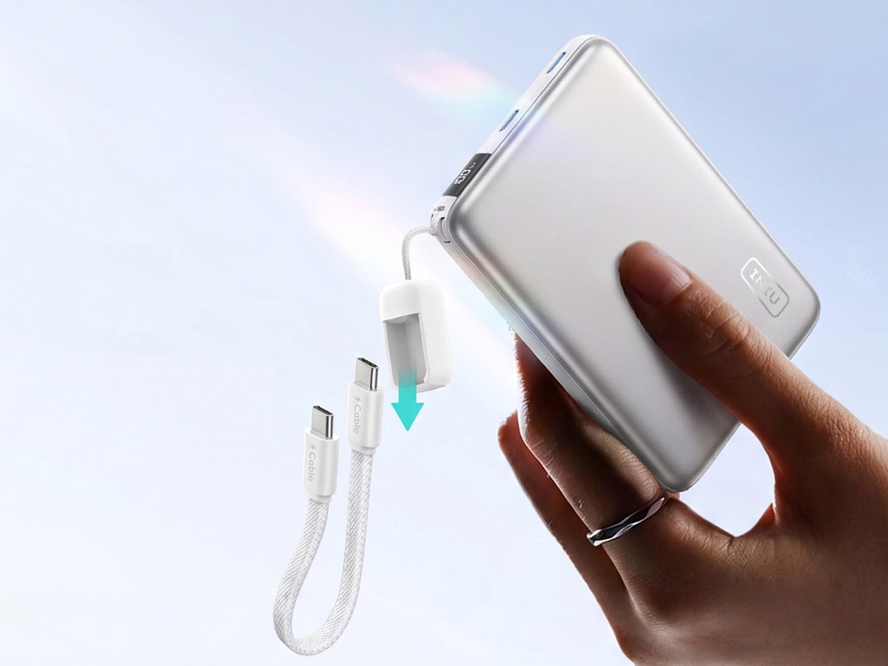 Qi2.2 25W Wireless，Magnetic attraction，portable battery，Multi-device charging，INIU，
