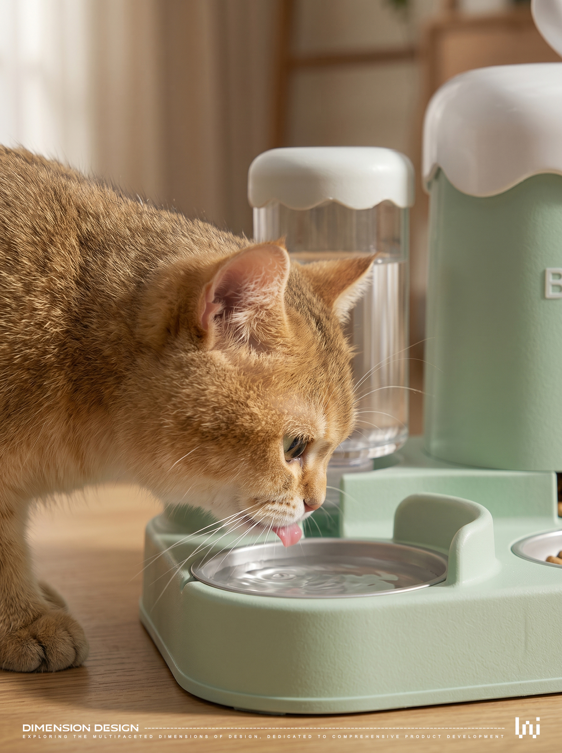 Pet feeder，feeder，Cat feeding basin，Cat water fountain，Pet Supplies & Pet，automatic pet feeder ，