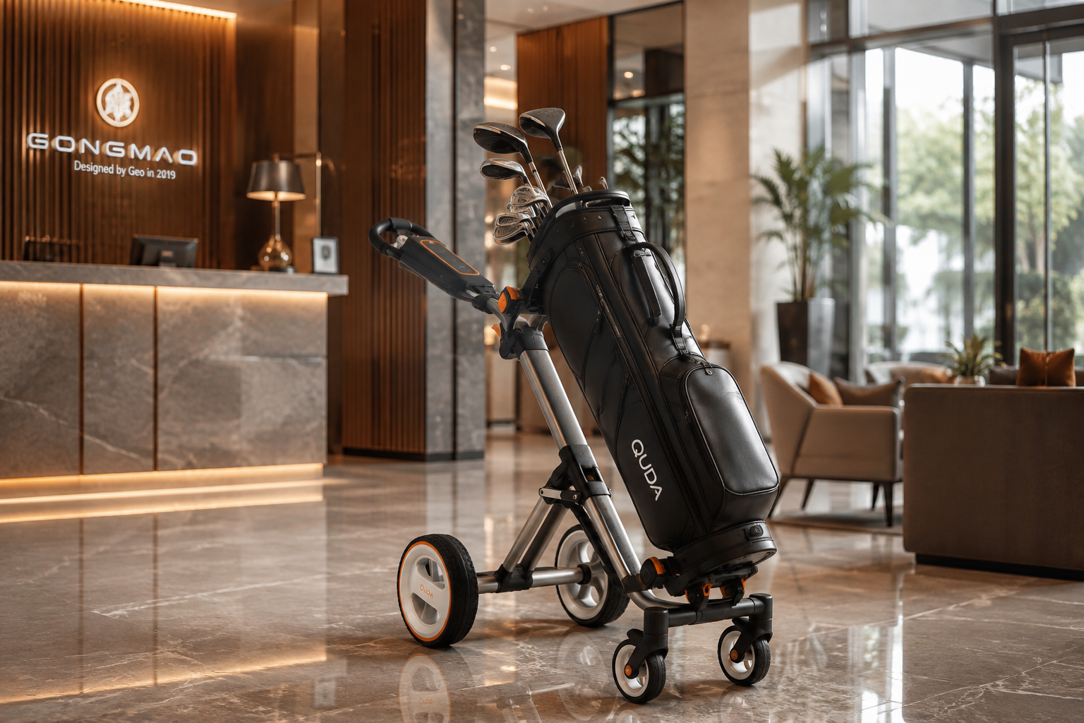 structural feasibility，human-computer interaction optimization，Golf cart，Portable Equipment，Outdoor Equipment Design，folding structure design，Portable electric equipment，Sports equipment design，