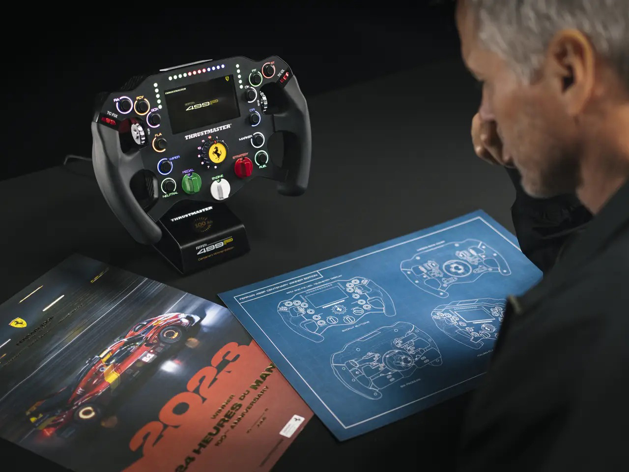 Le Mans win re-engrave，Hand-pressed，Carbon fiber backplane，double carbon pick，