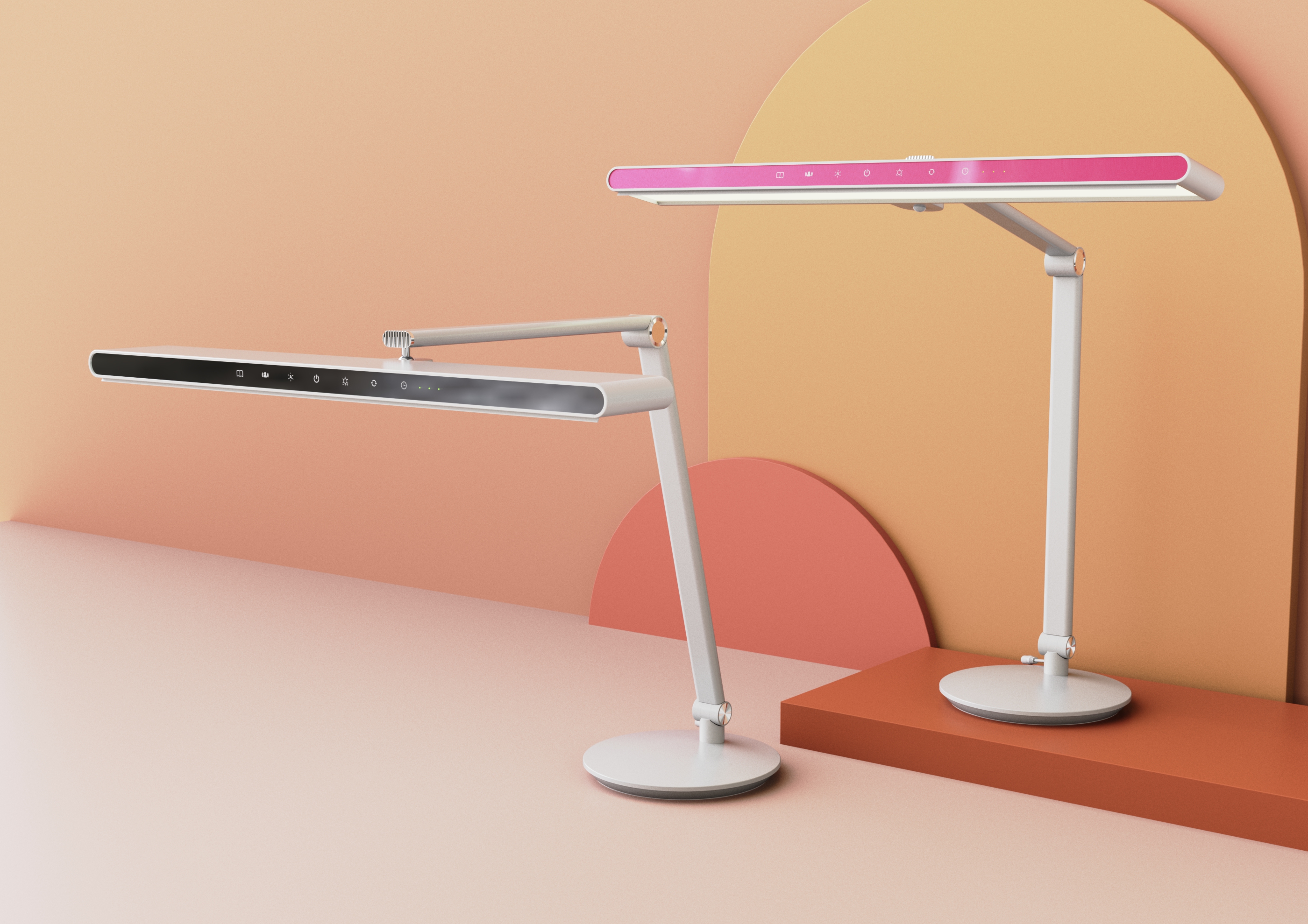 Table lamp, study table lamp, eye protection table lamp，