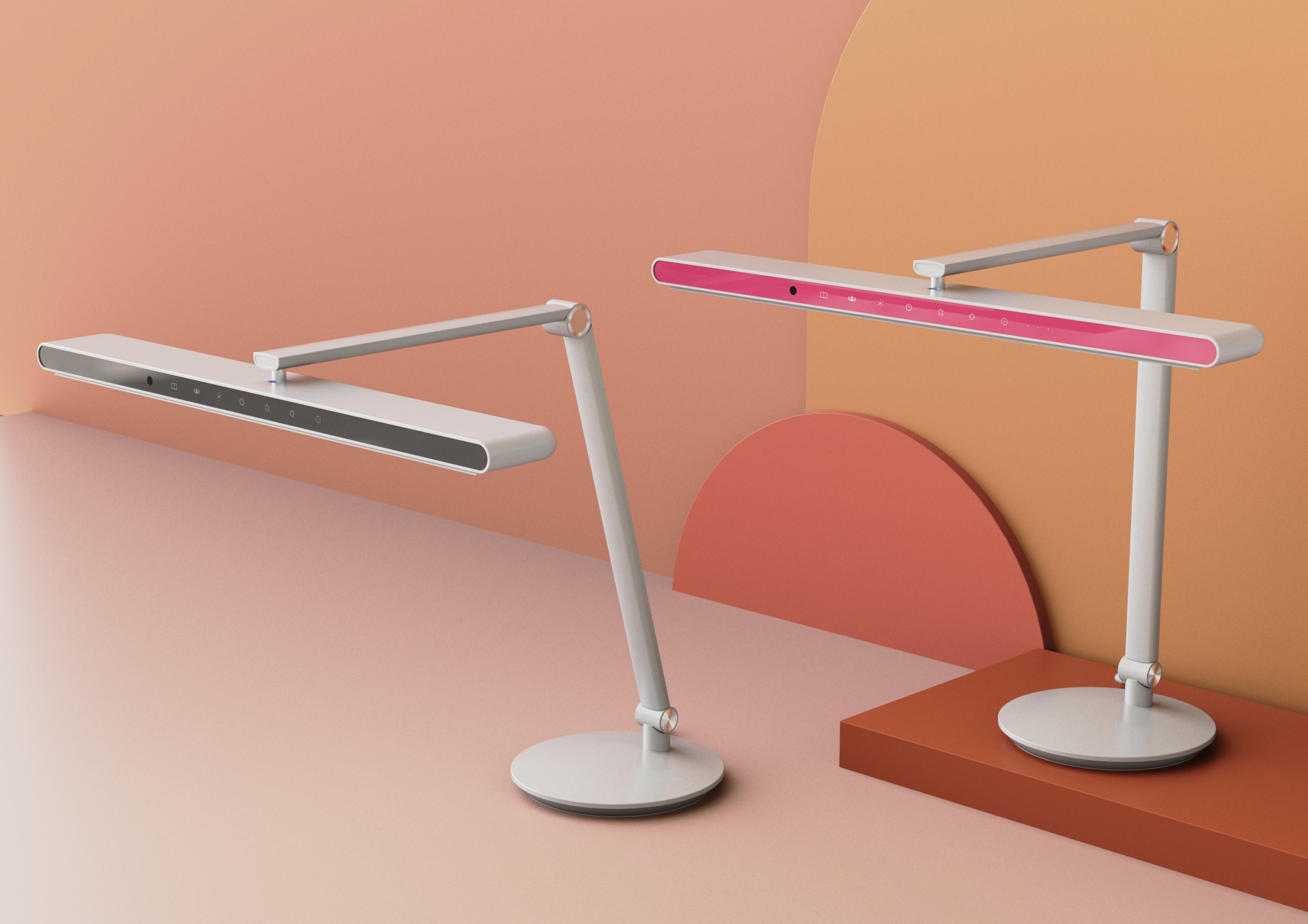 Table lamp, study table lamp, eye protection table lamp，