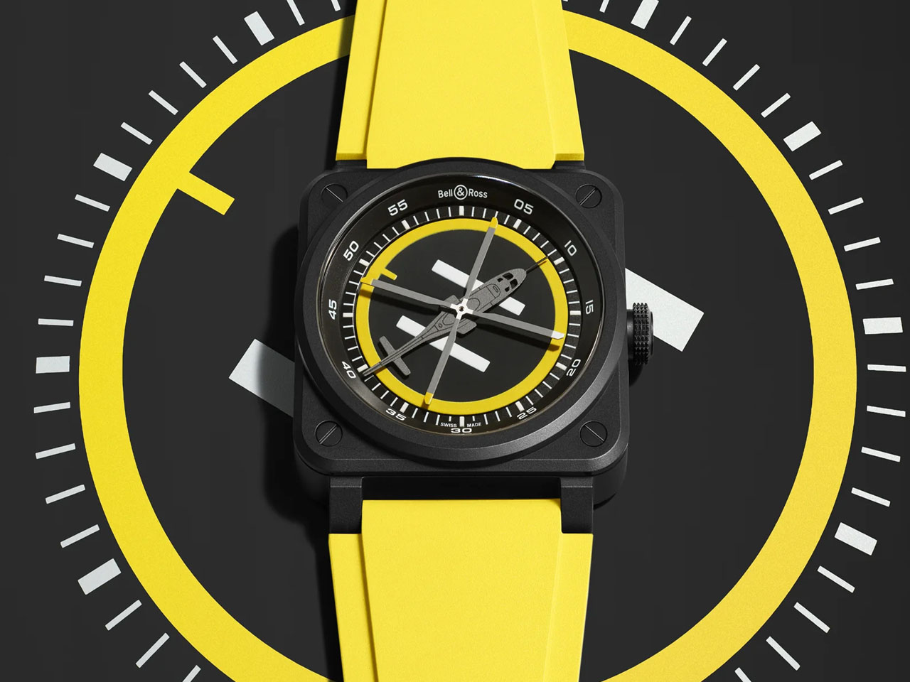 BR‑03 Helipad，Bell & Ross，Wristwatch，Wrist watch，