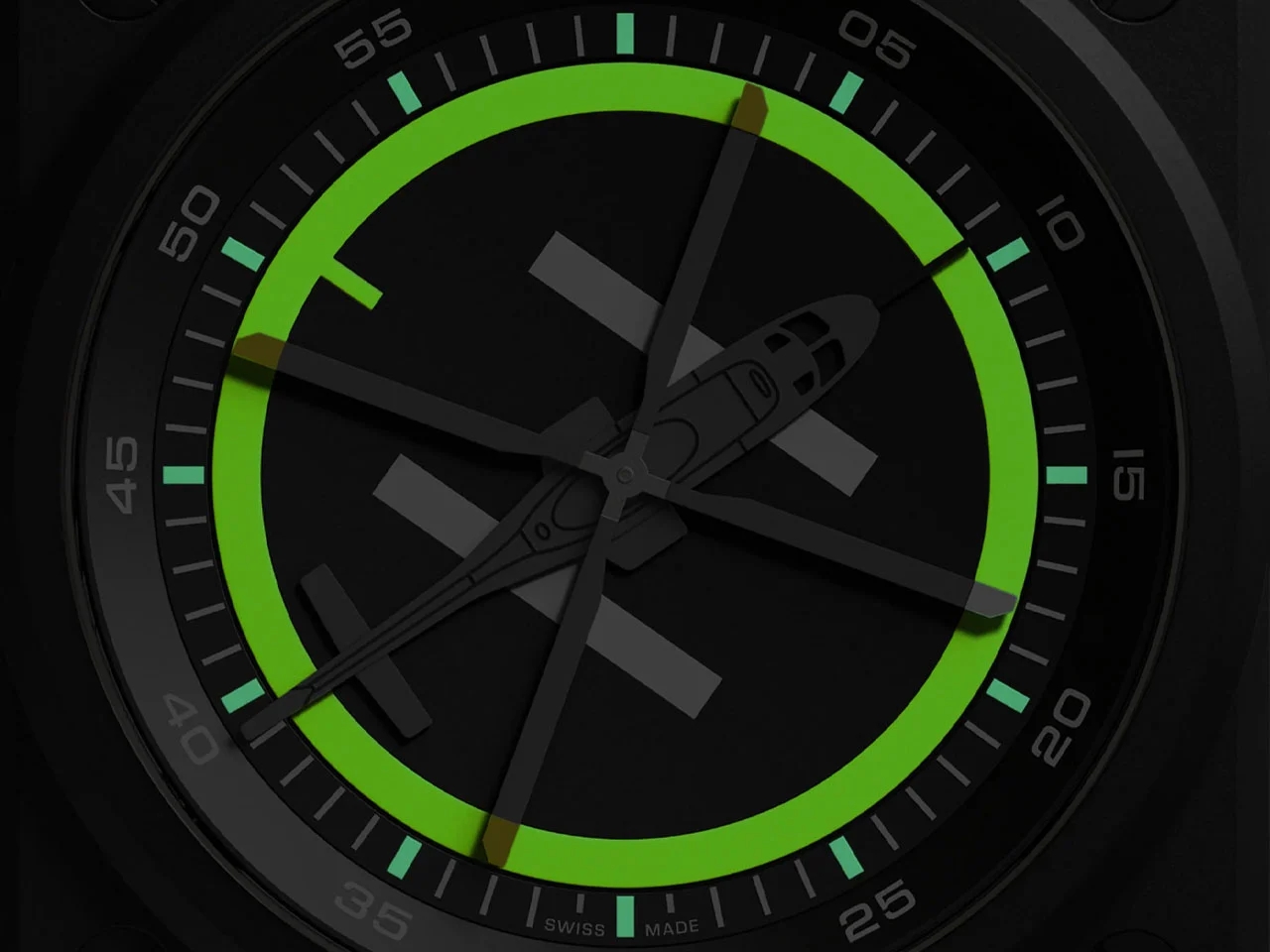 BR‑03 Helipad，Bell & Ross，Wristwatch，Wrist watch，